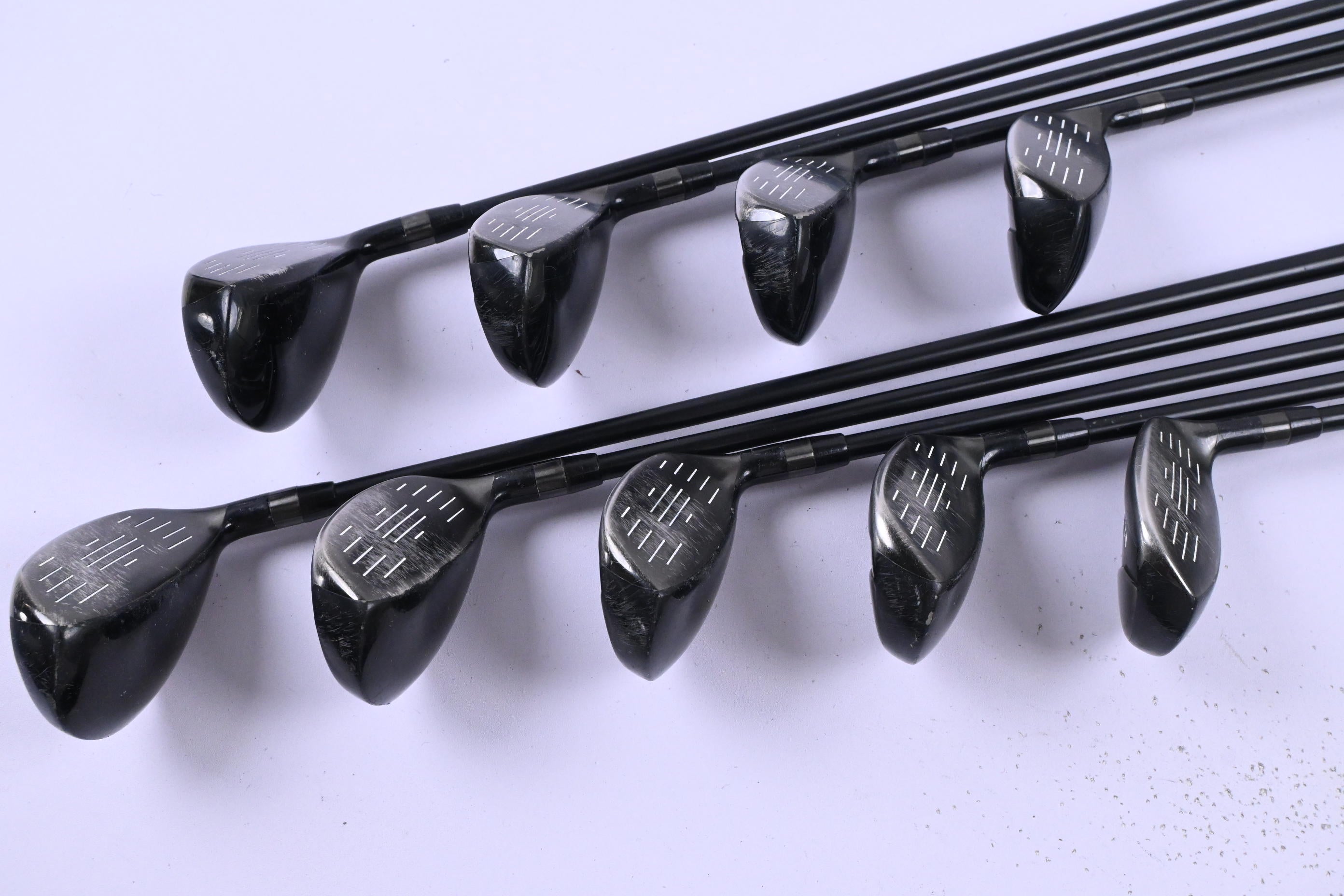 Left Hand Eleven Irons / 3-PW+SW / Stiff Flex KBS TGI 80 Shafts
