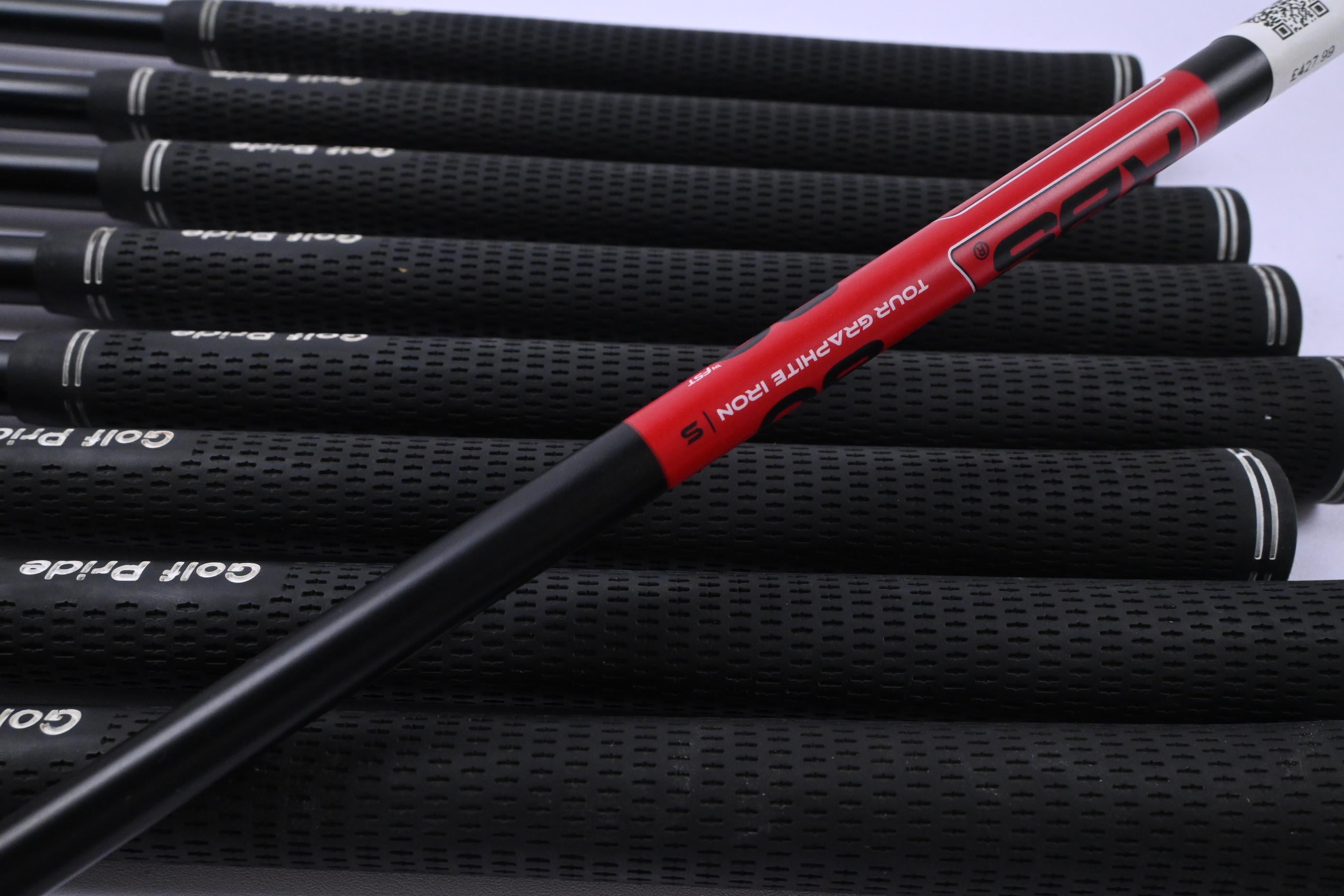 Left Hand Eleven Irons / 3-PW+SW / Stiff Flex KBS TGI 80 Shafts