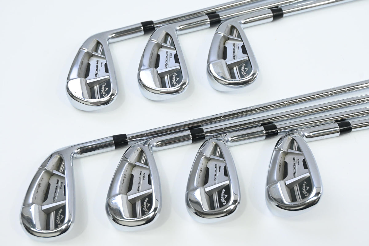 Callaway Rogue Pro Irons / 4-PW / Stiff Flex XP 105 ST15 S300 Shafts