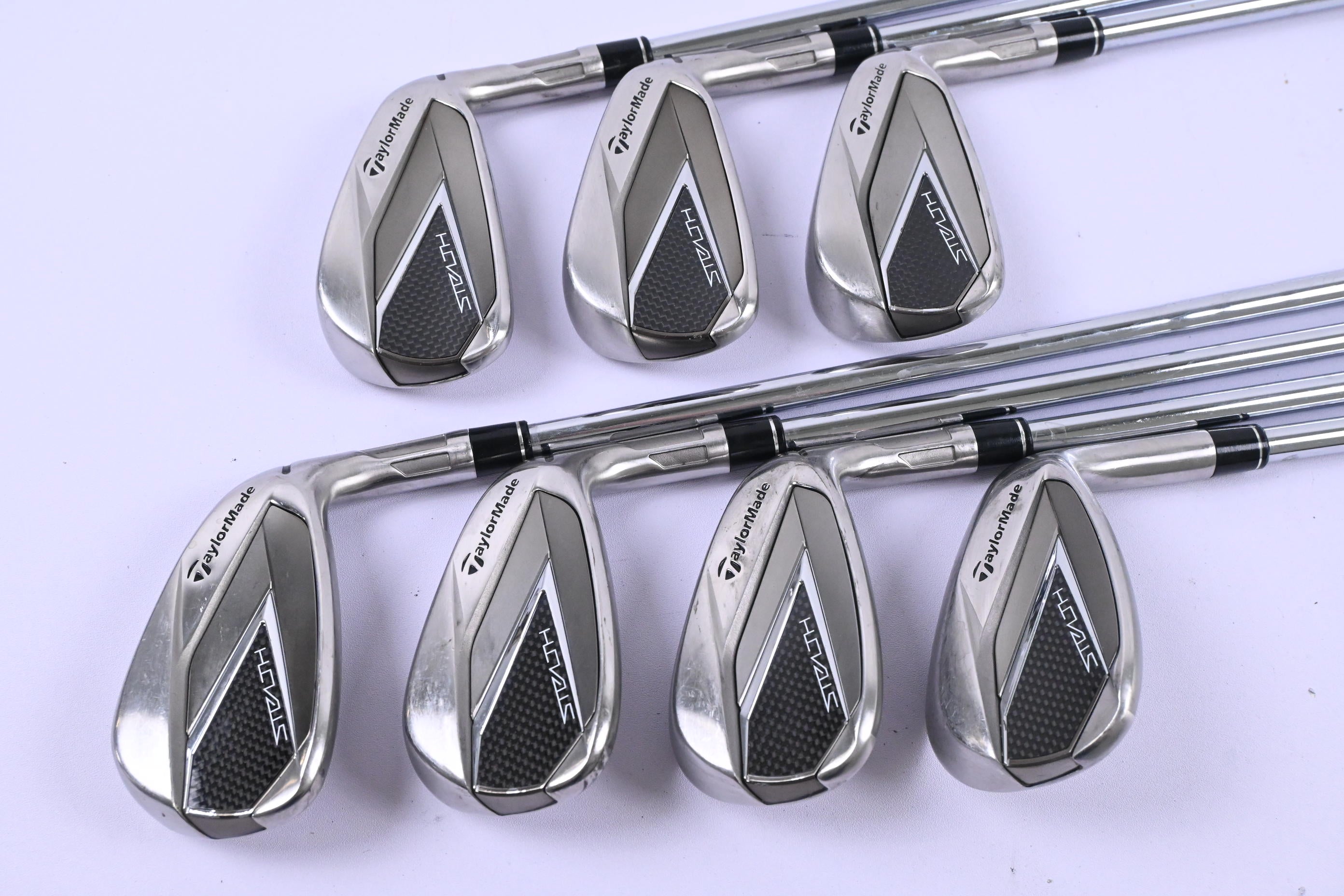 Taylormade Stealth Irons / 5-PW+SW / Stiff Flex KBS Max MT 85 Shafts