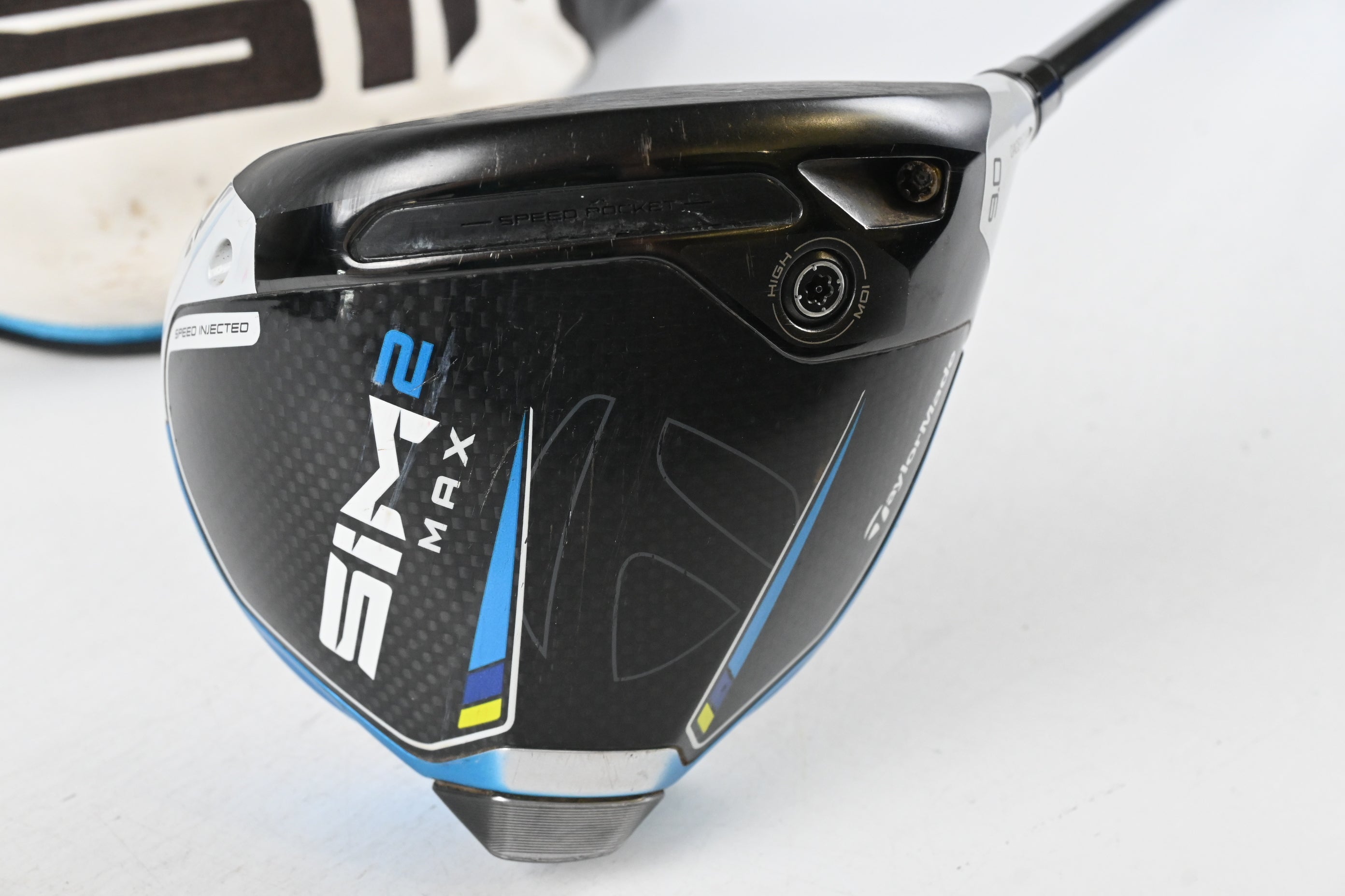 Taylormade SIM2 Max Driver / 9 Degree / Stiff Flex Hzrdus Smoke Black RDX 60