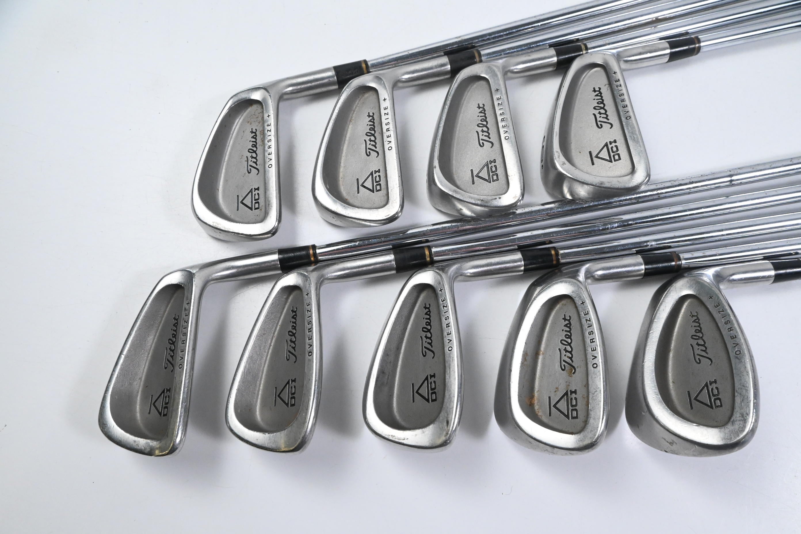 Titleist DCI Oversize+ Irons / 3-PW+SW / Regular Flex Tri Spec Shafts