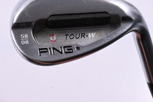 Ping Tour-W Lob Wedge / 58 Degree / Black Dot / Regular Flex Ping AWT Shaft