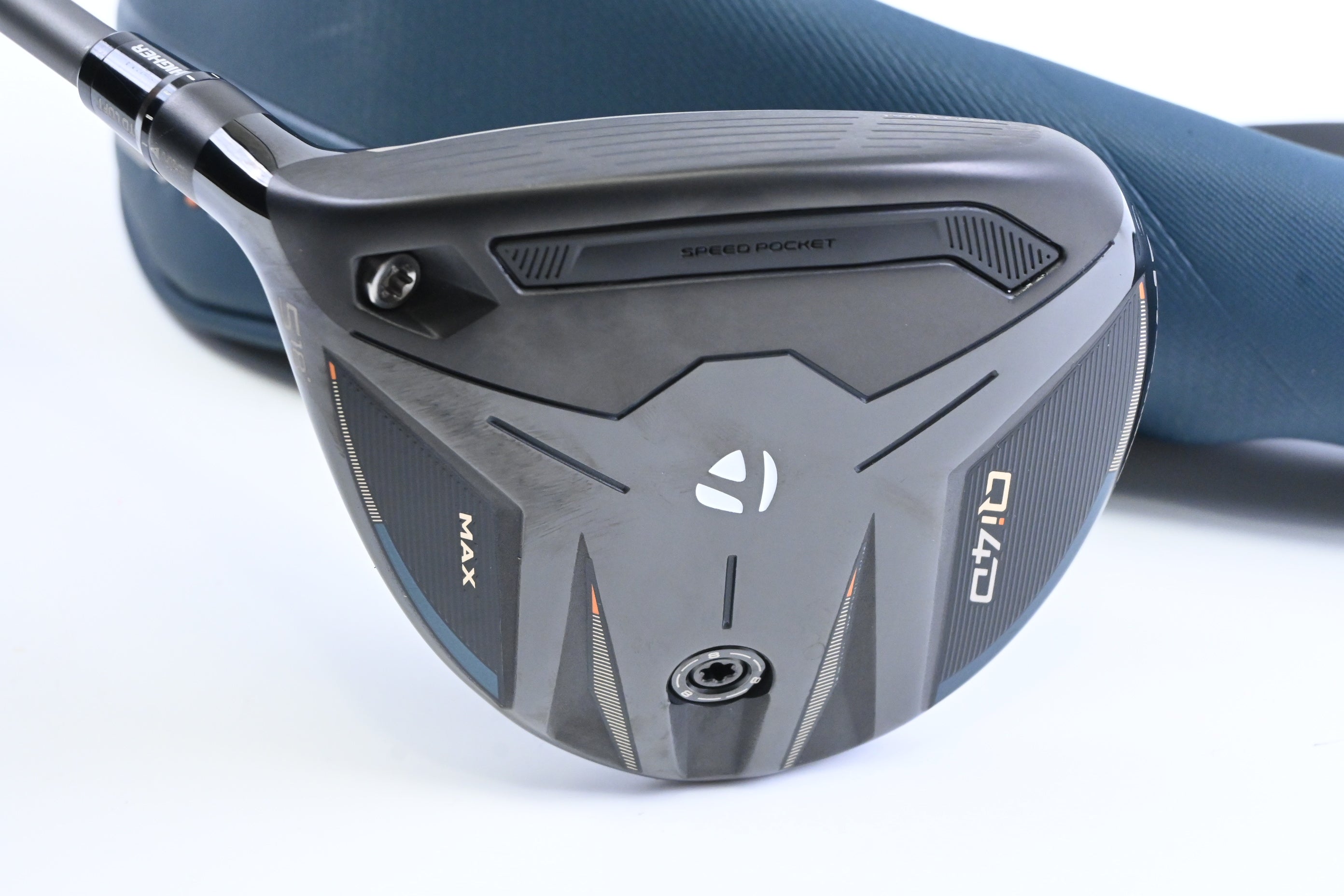 Left Hand Taylormade Qi4D Max #5 Wood / 18 Degree / Senior Flex Reax White 45