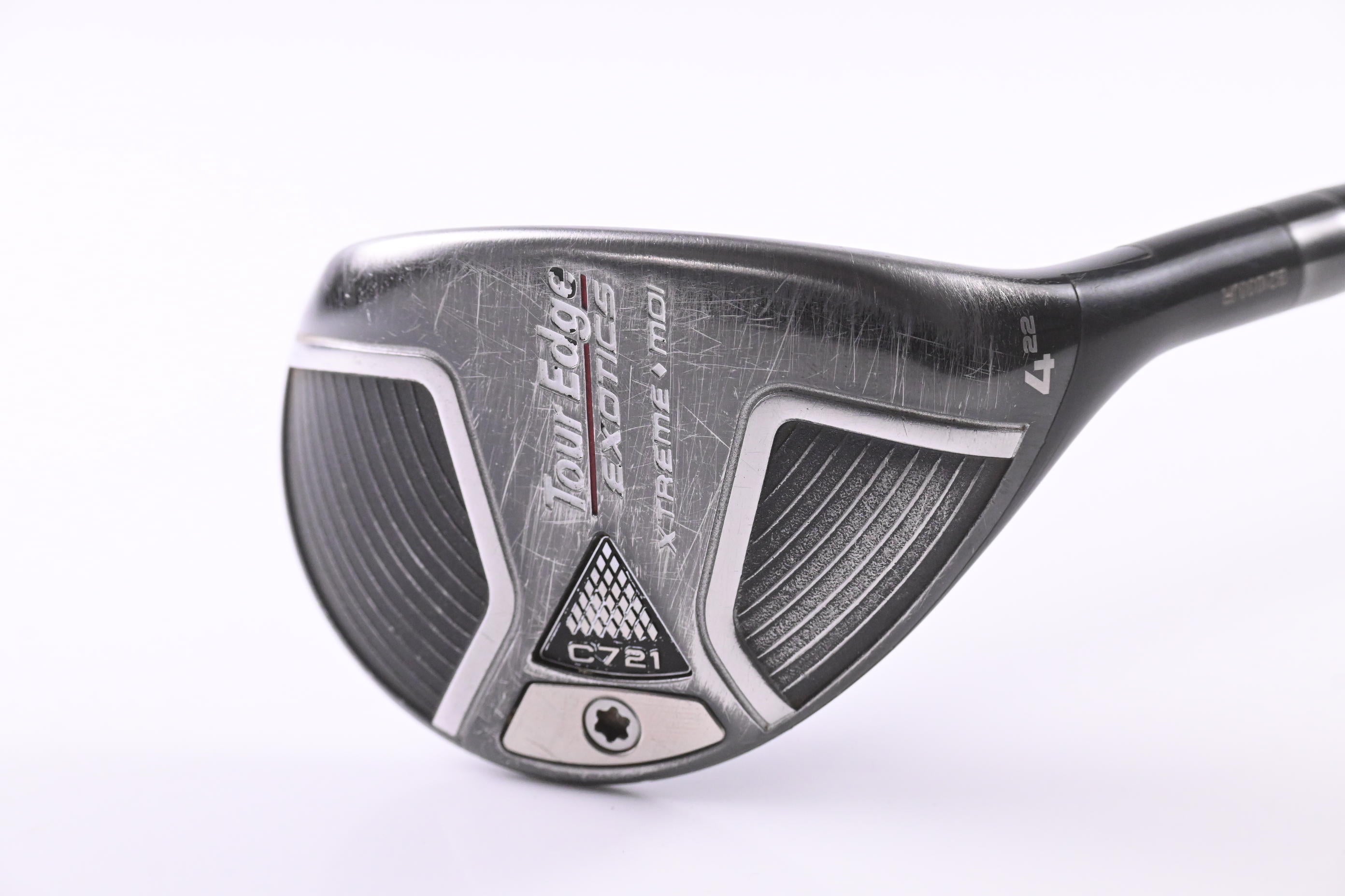 Tour Edge C721 #4 Hybrid / 22 Degree / Stiff Flex HZRDUS RDX Smoke Black 80