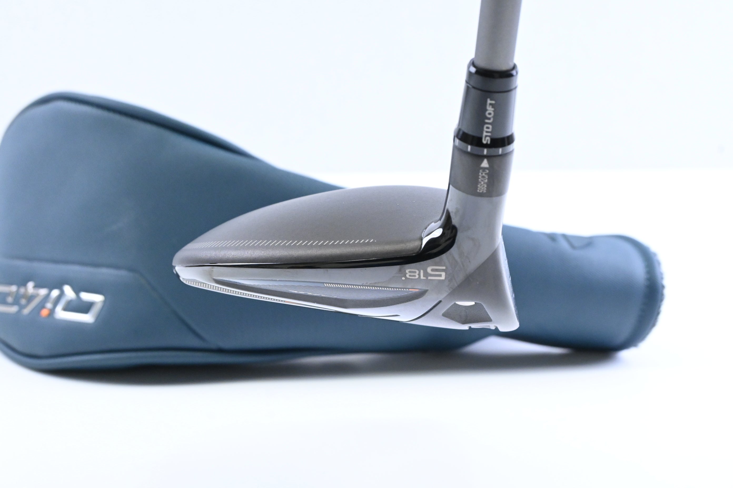 Left Hand Taylormade Qi4D Max #5 Wood / 18 Degree / Senior Flex Reax White 45