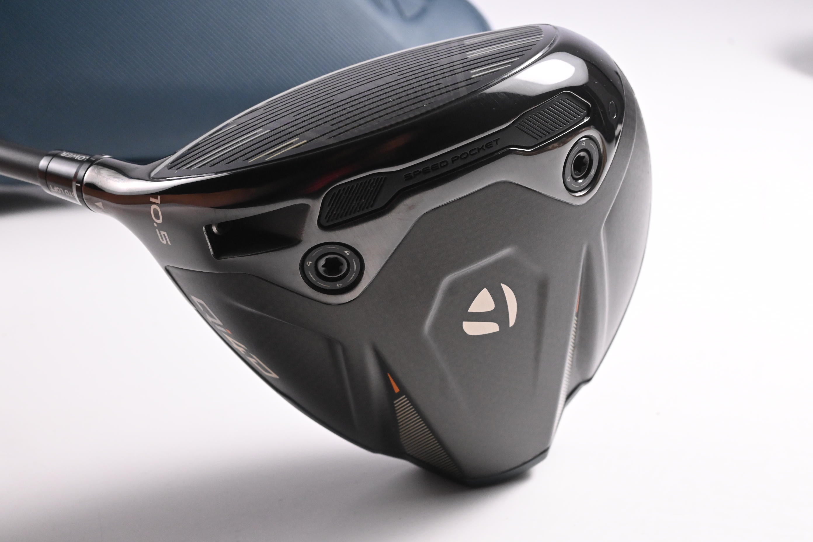 Left Hand Taylormade Qi4D Driver / 10.5 Degree / Regular Flex REAX Blue 60 Shaft