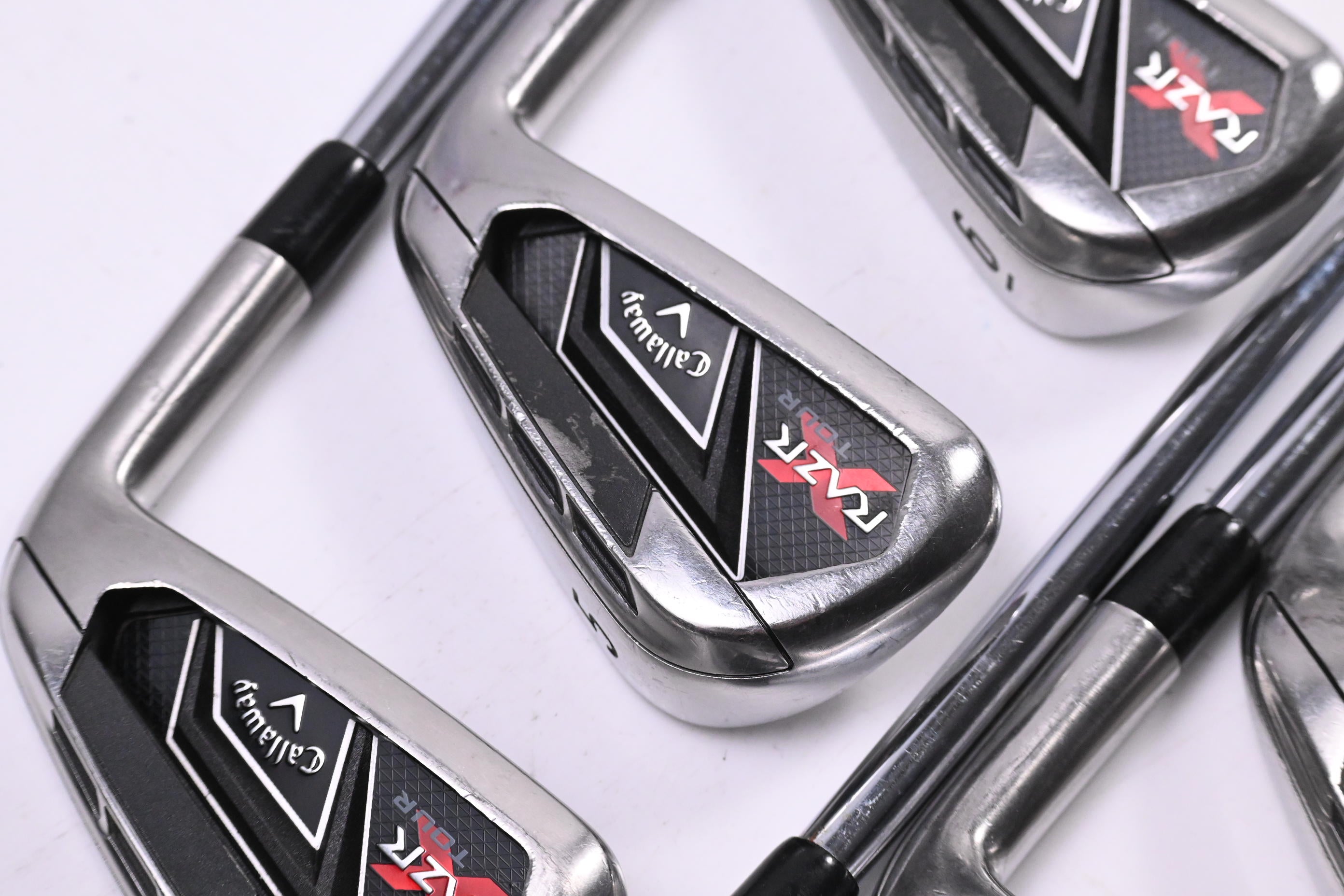 Callaway RAZR X Tour Irons / 4-PW / Stiff Flex True Temper Dynamic Gold Shafts