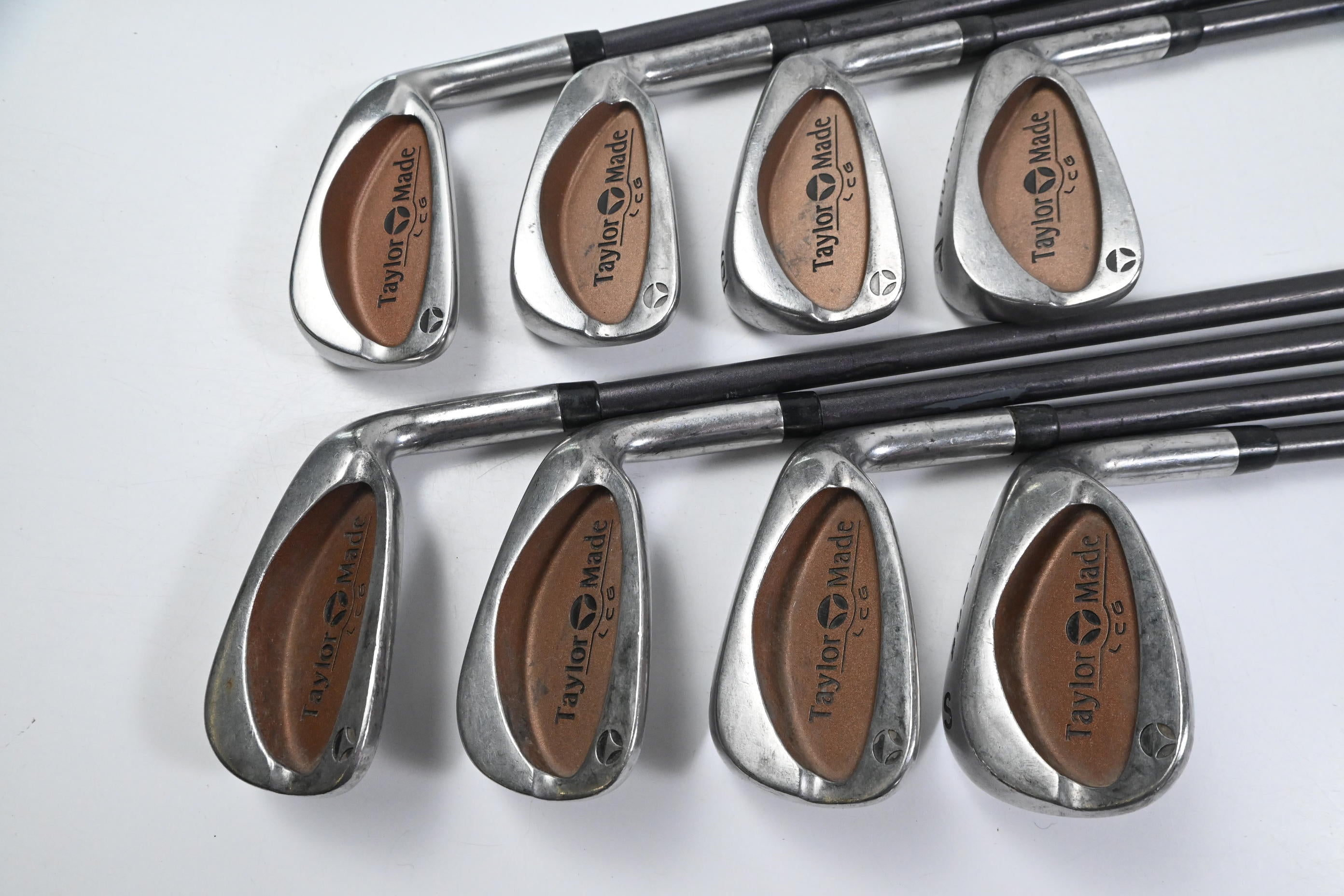 Taylormade Burner LCG Irons / 4-PW+SW / Regular Flex Bubble 2 70 Shafts