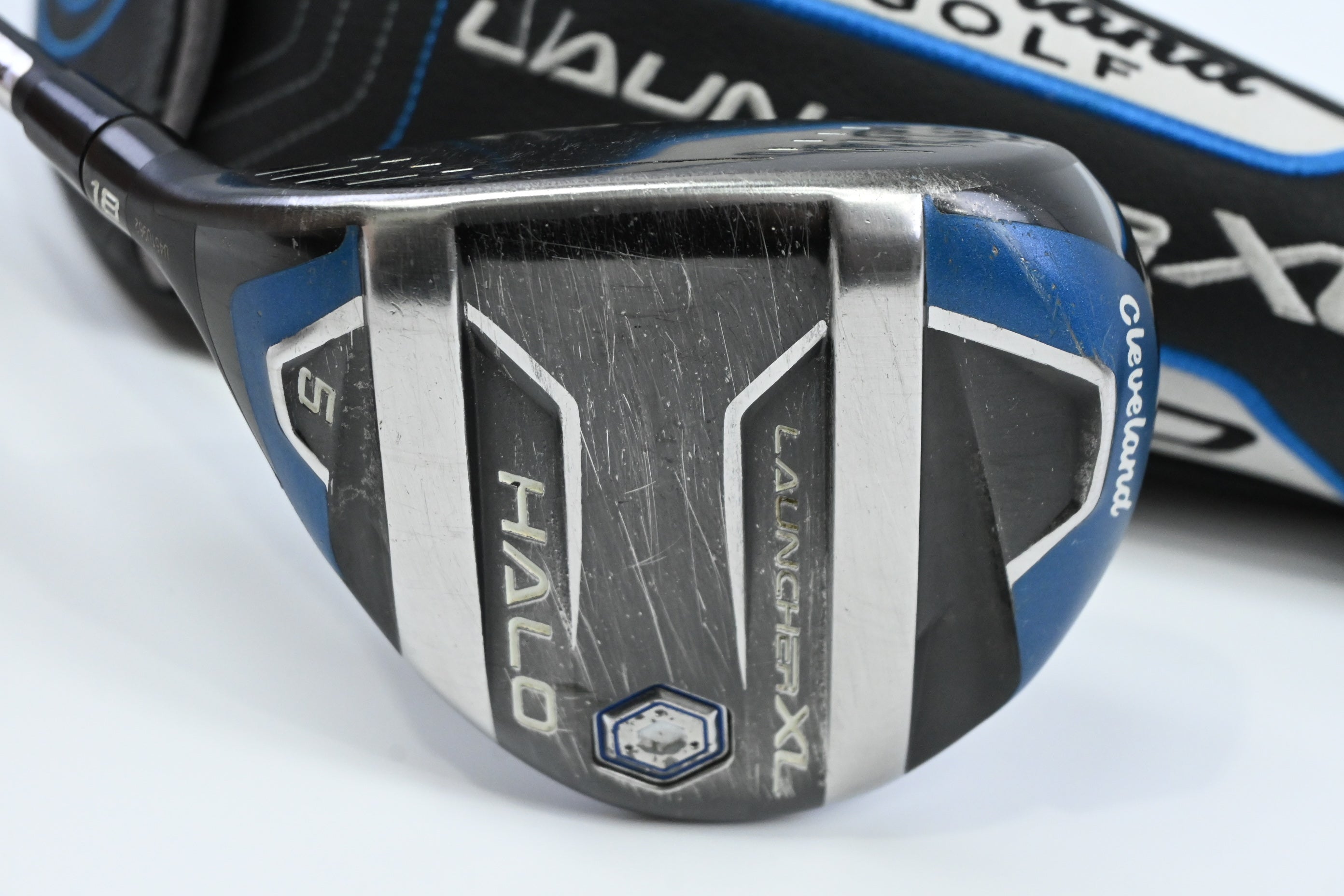Left Hand Cleveland Launcher XL Halo #5 Wood / 18 Degree / Regular Flex Cypher