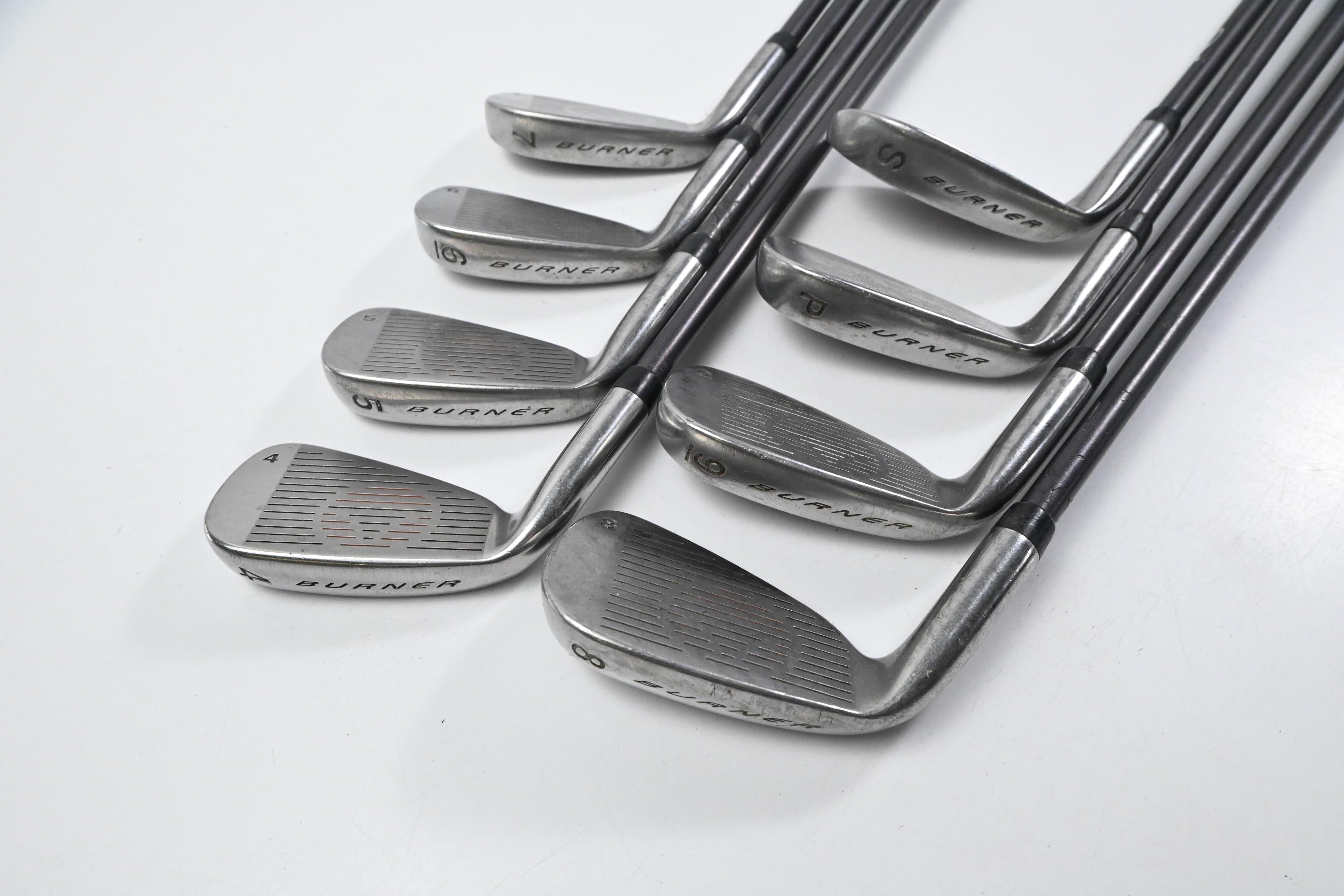 Taylormade Burner LCG Irons / 4-PW+SW / Regular Flex Bubble 2 70 Shafts