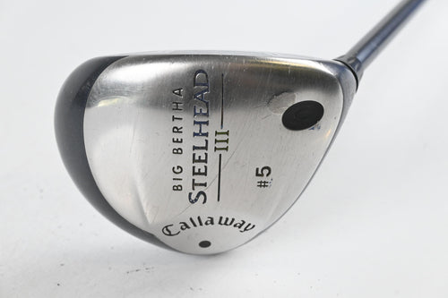 Callaway Steelhead III #5 Wood / 18 Degree / Regular Flex System III Shaft