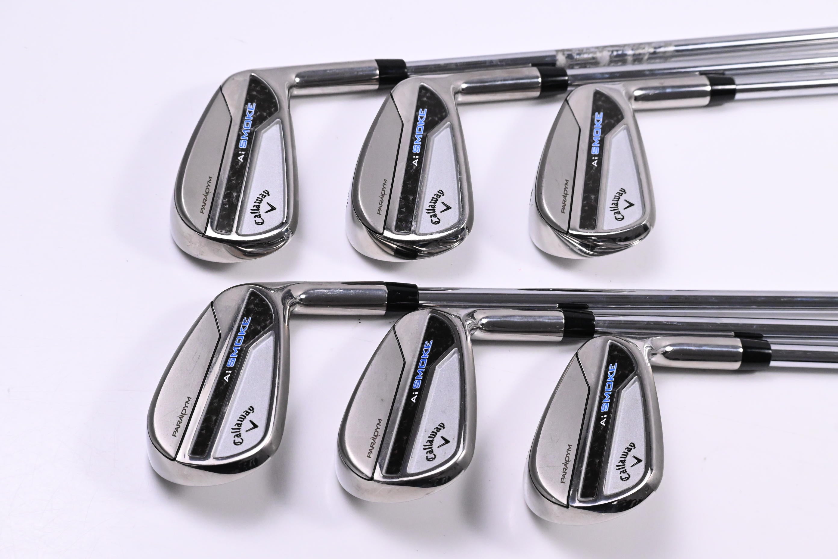 Callaway Paradym Ai Smoke Irons / 5-PW / Regular Flex Elevate MPH 95 Shafts
