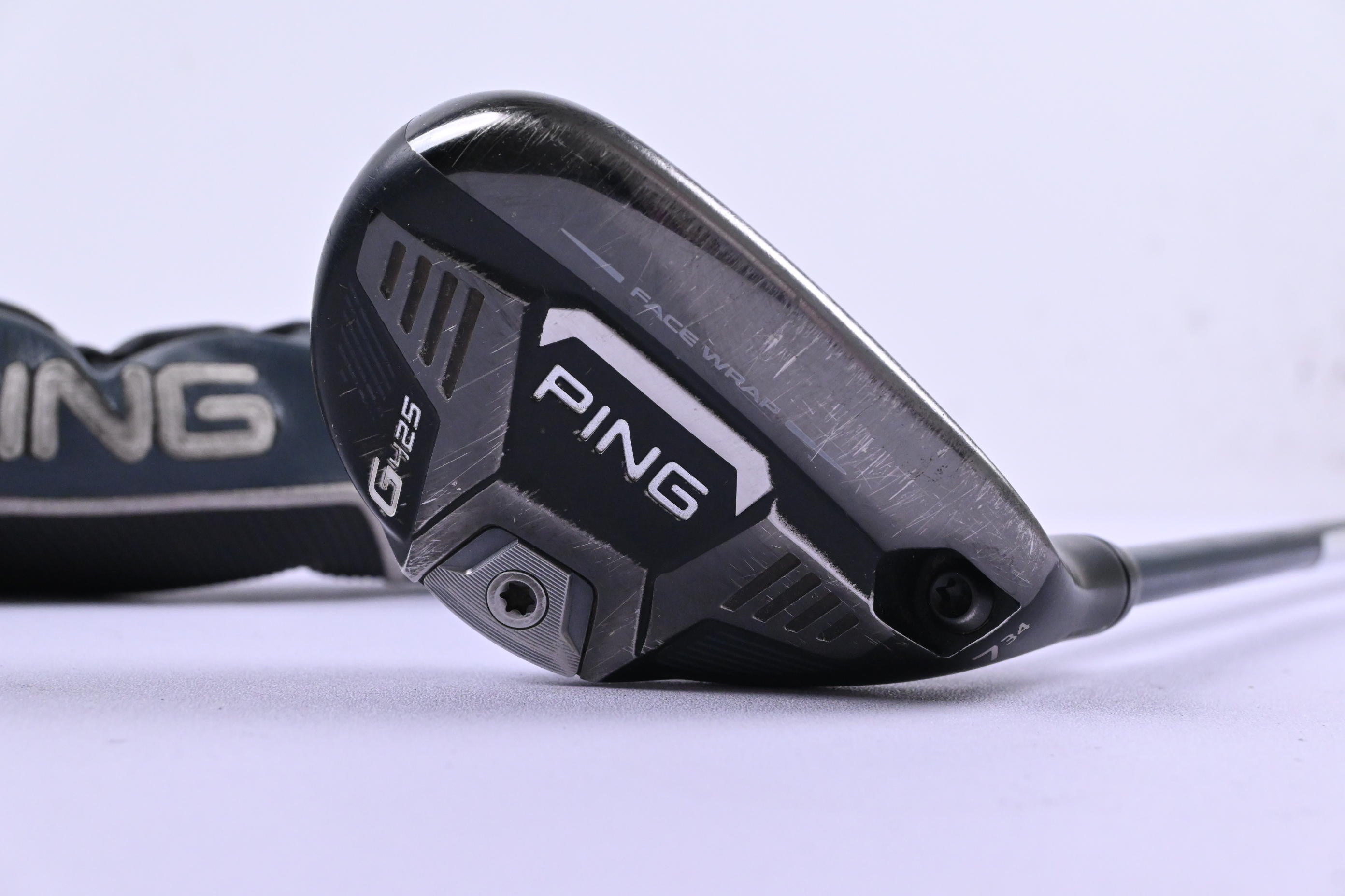 Ping G425 #7 Hybrid / 34 Degree / Regular Flex Ping Alta CB Slate 70 Shaft