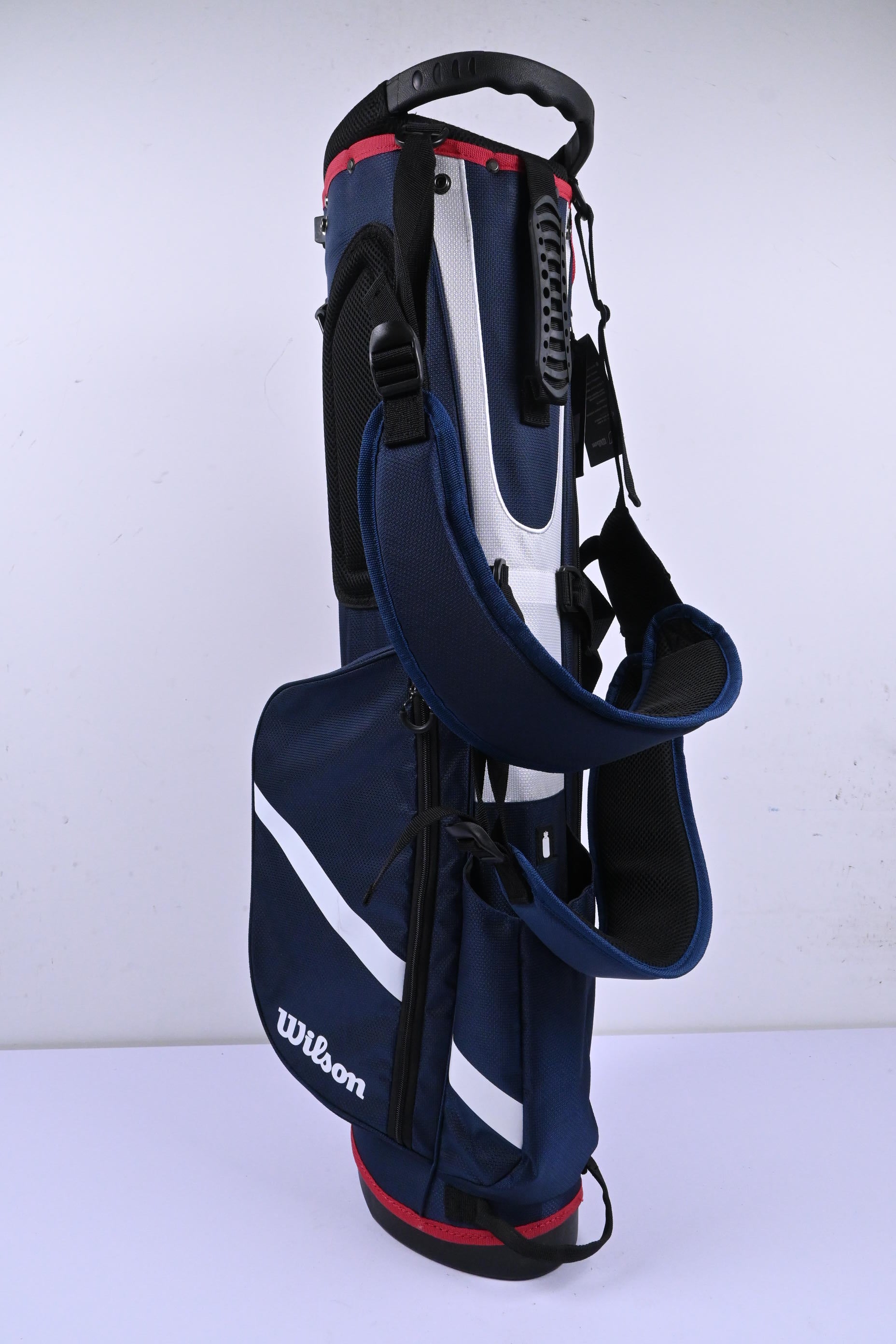 Wilson QS Stand Bag / 4-Way Divider / Navy & White