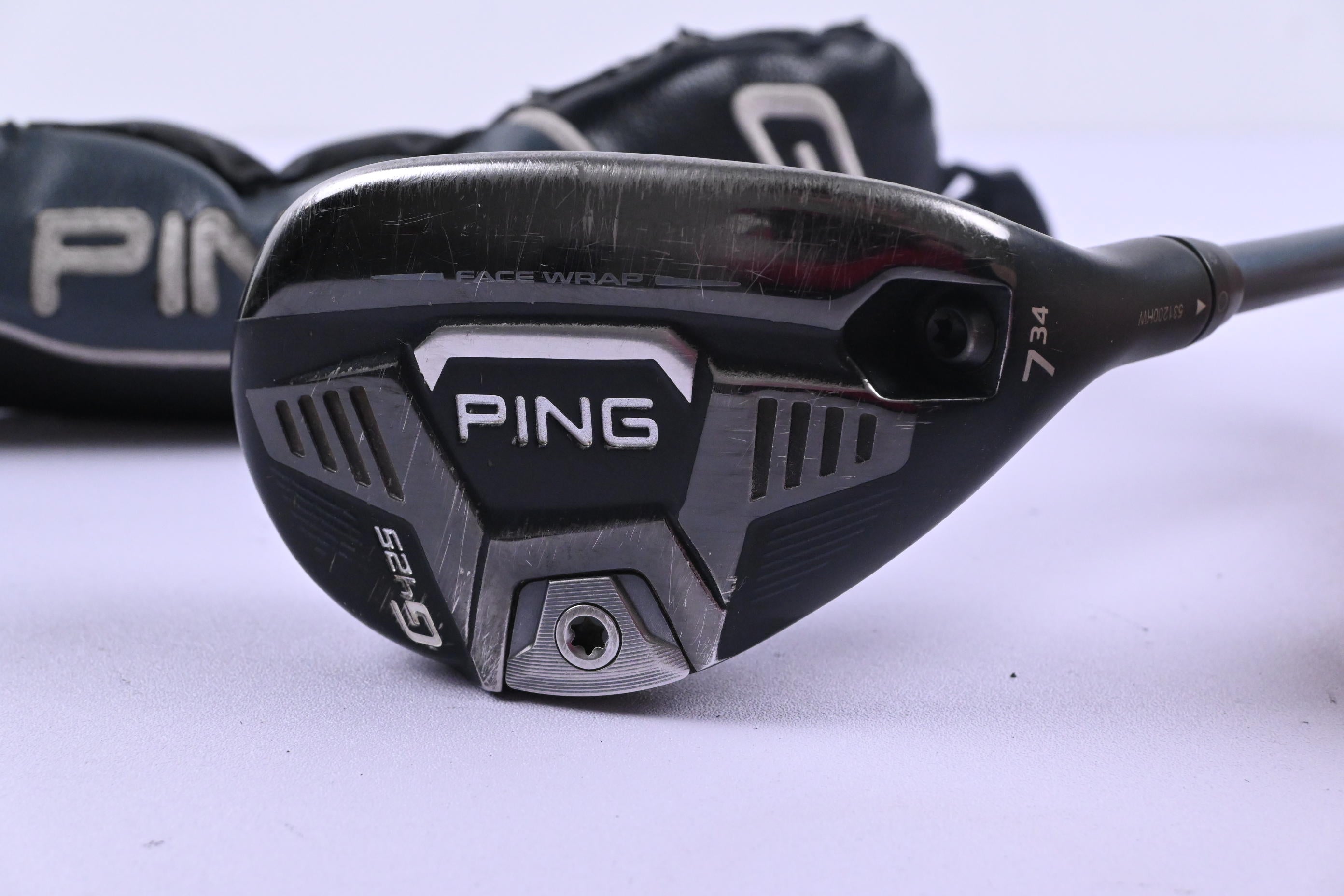 Ping G425 #7 Hybrid / 34 Degree / Regular Flex Ping Alta CB Slate 70 Shaft