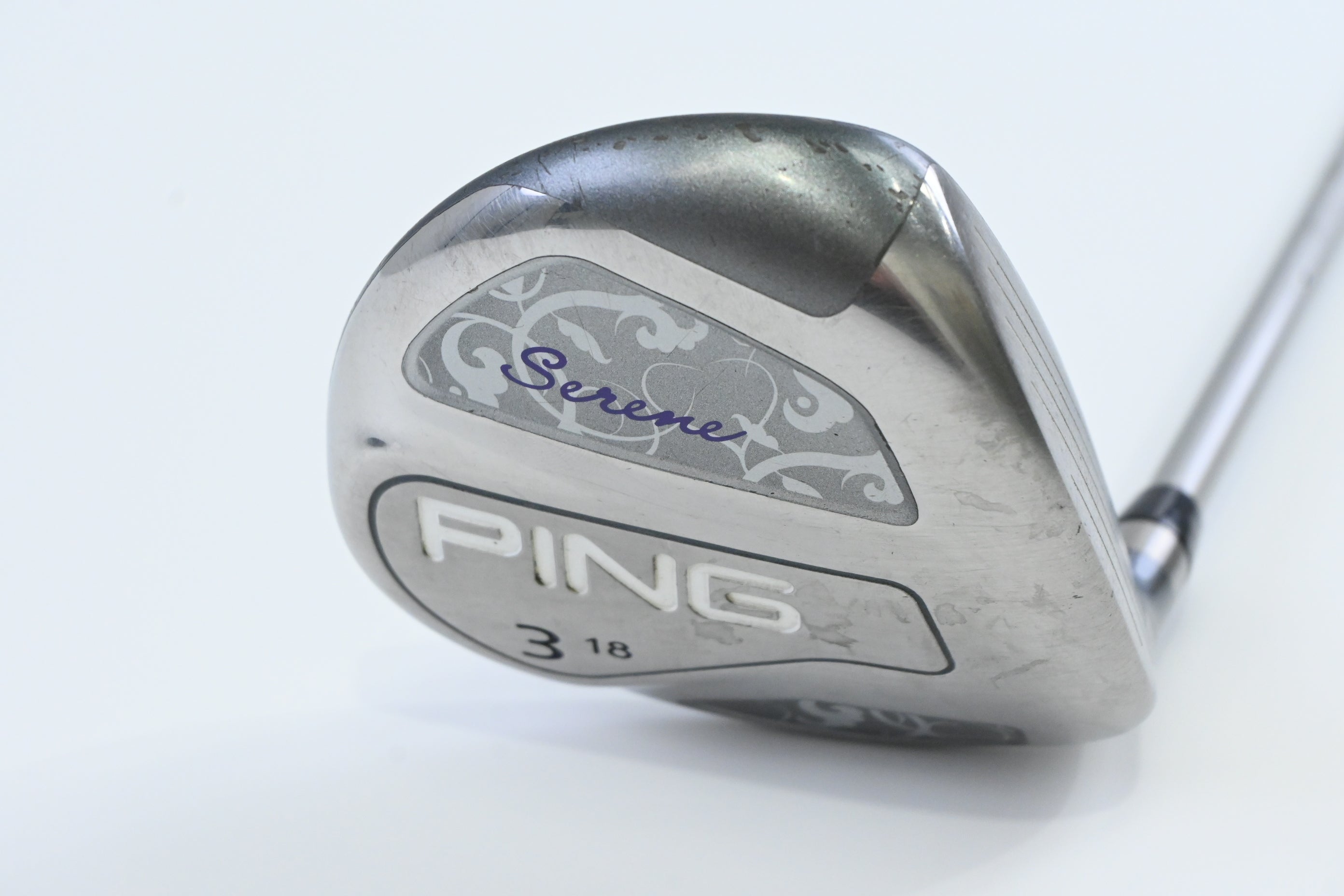 Ladies Ping Serene #3 Wood / 18 Degree / Ladies Flex Ping ULT 210 Shaft