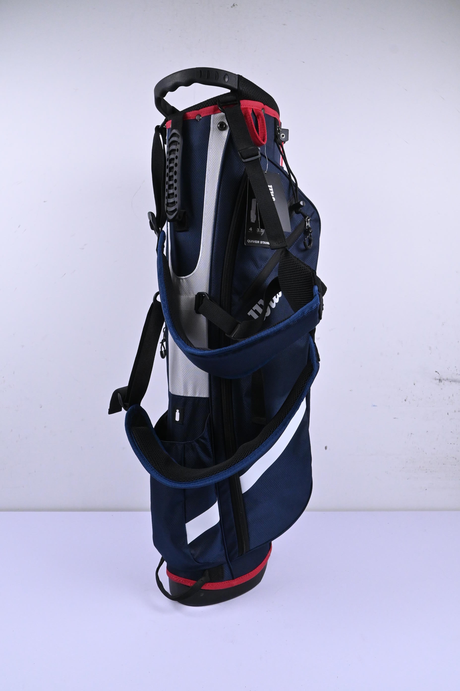 Wilson QS Stand Bag / 4-Way Divider / Navy & White