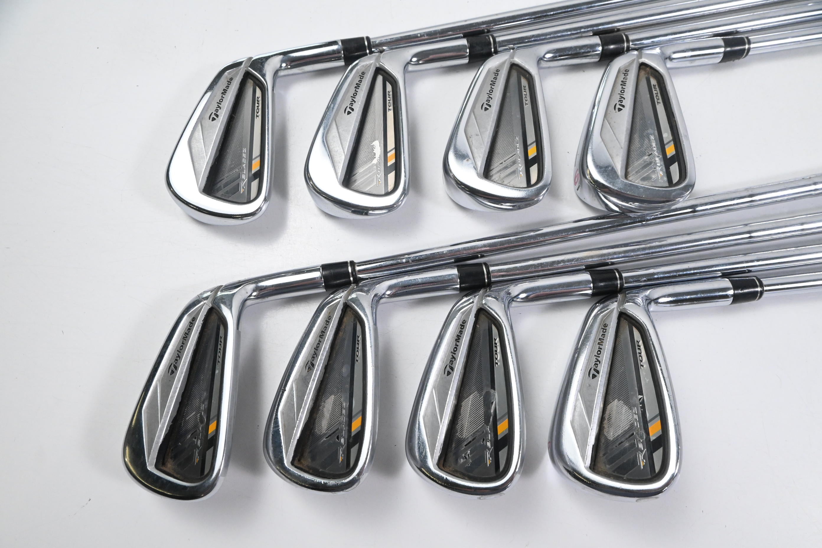 Taylormade Rocketbladez Tour Irons / 3-PW / Stiff Flex KBS Tour Steel Shafts