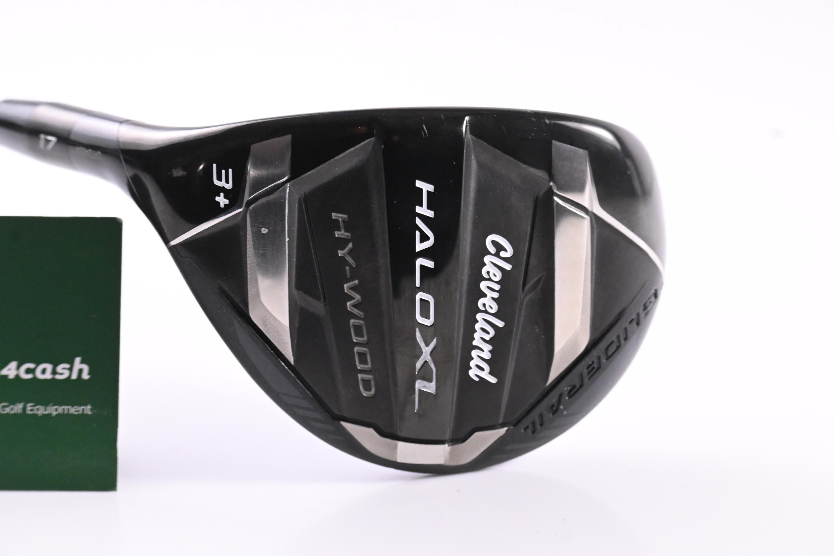 Left Hand Cleveland Halo XL Hy-Wood #3 Hybrid / 17 Degree / Stiff Flex Ascent 40