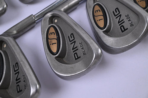 Ping i3 Irons / 4-PW+GW / White Dot / Stiff Flex Ping Cushin JZ Shafts