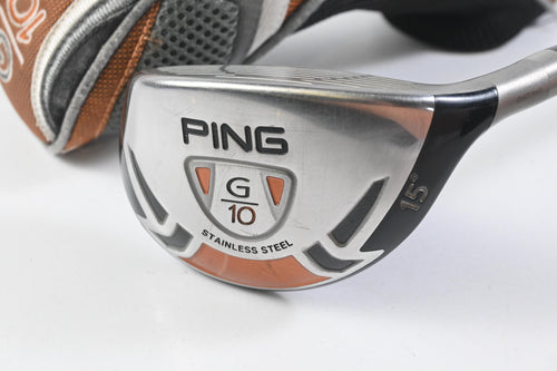 Ping G10 #1 Hybrid / 15 Degree / Stiff Flex Grafalloy ProLaunch Red Shaft