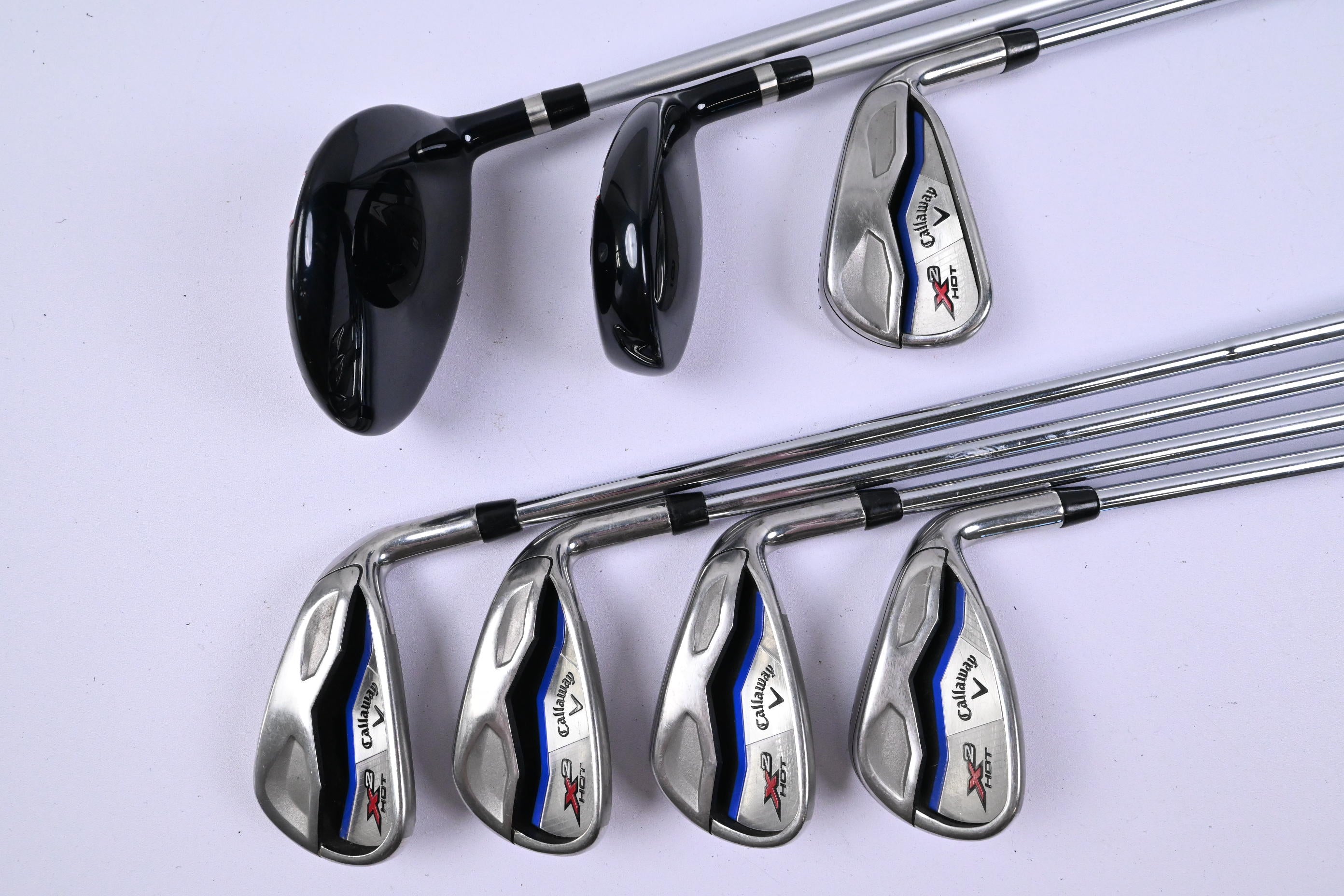 Callaway X2 Hot Package Set / 3W+5H+6-PW / Regular Flex X2 Hot Shafts