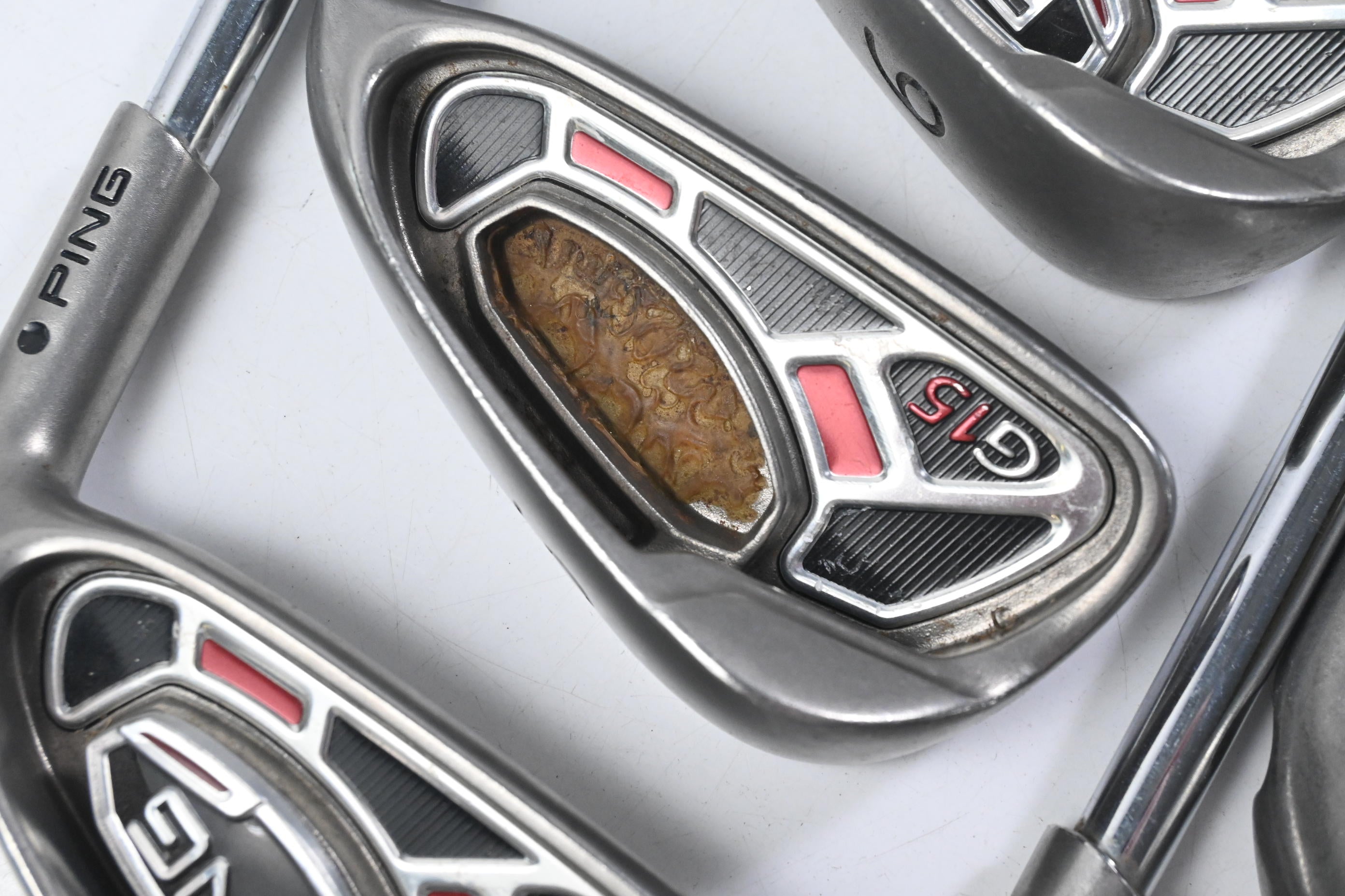 Ping G15 Irons / 4-PW+SW / Black Dot / Regular Flex Ping AWT Steel Shafts