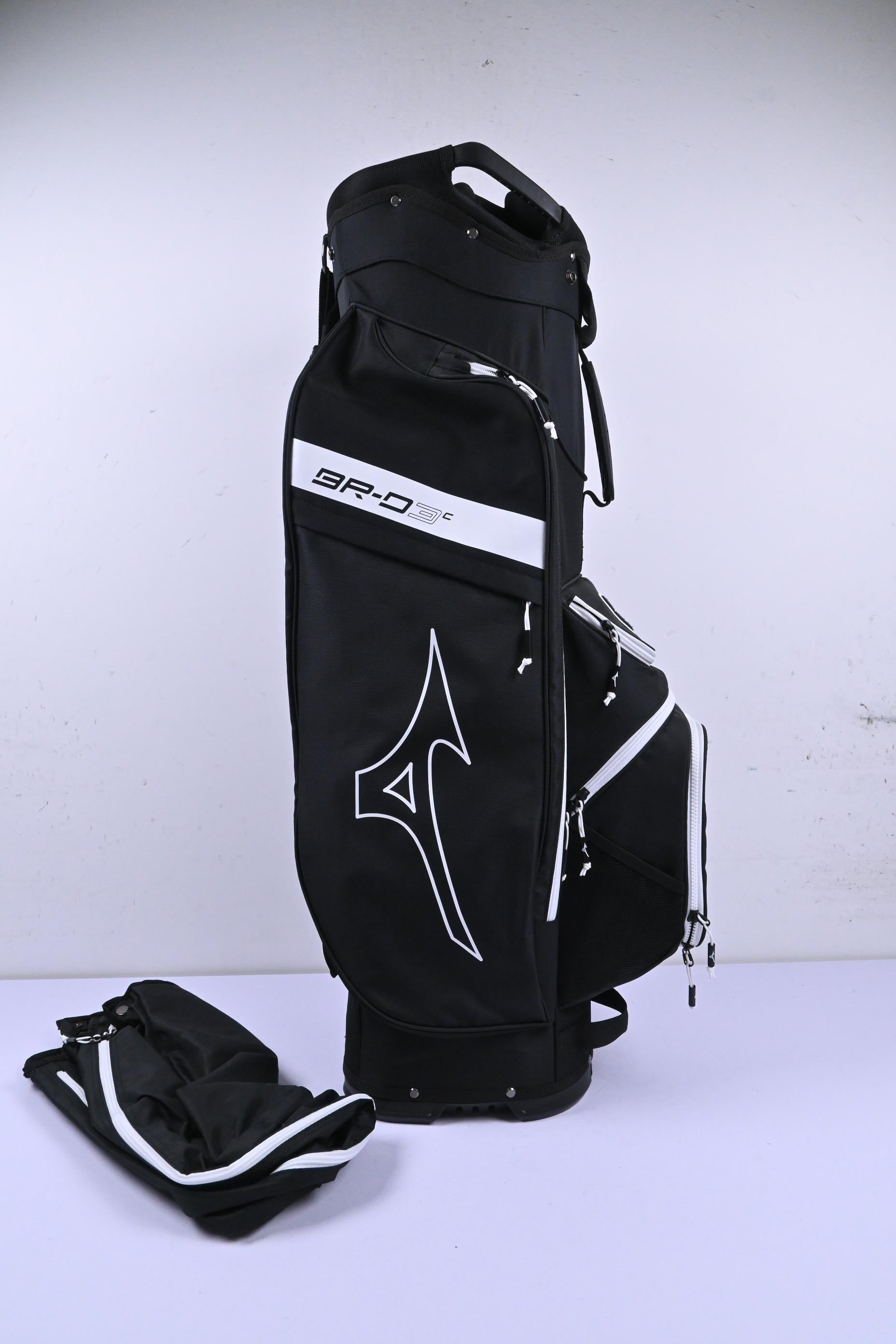 Mizuno BR-DC3 Cart Bag / 7-Way Divider / Black & White