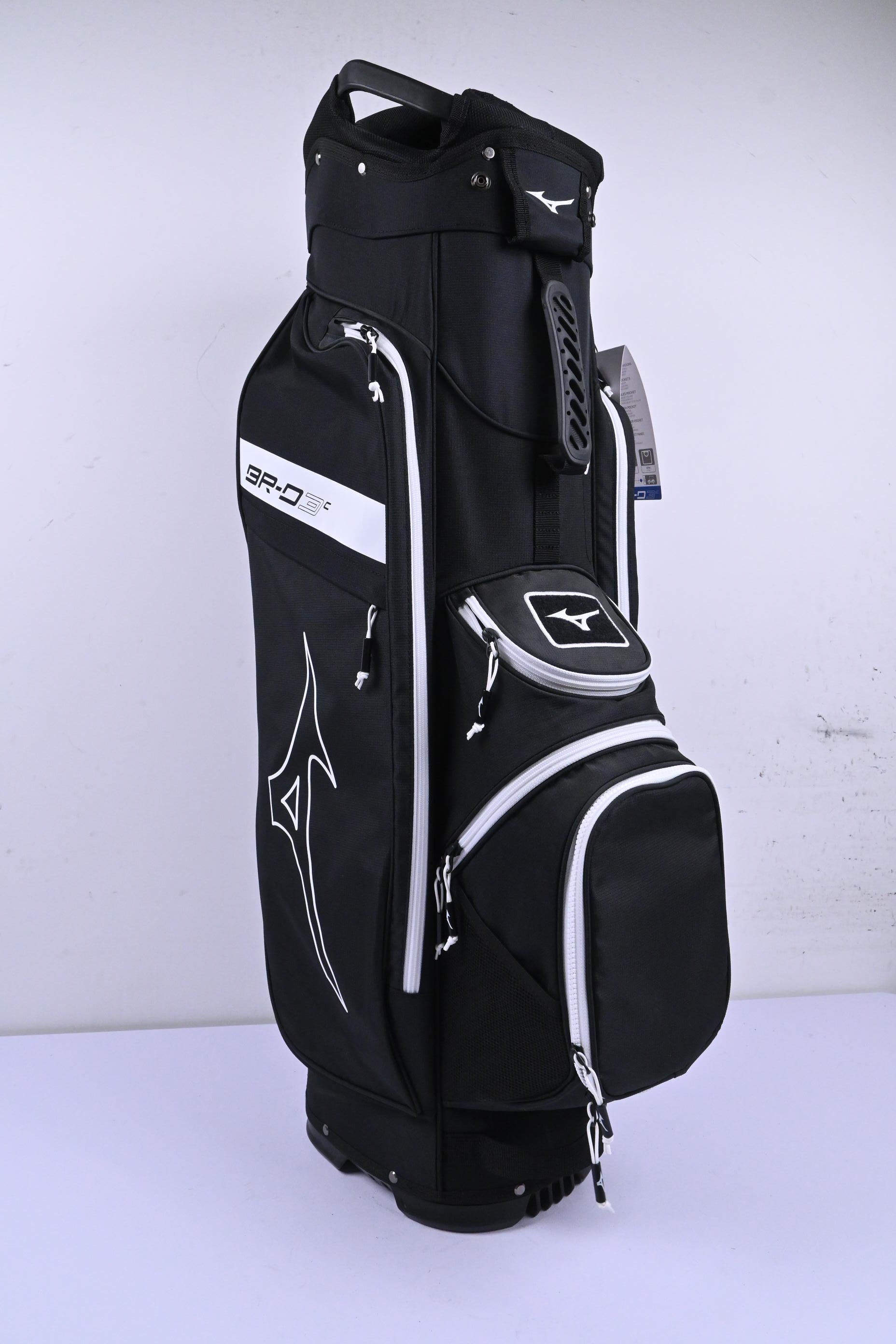 Mizuno BR-DC3 Cart Bag / 7-Way Divider / Black & White