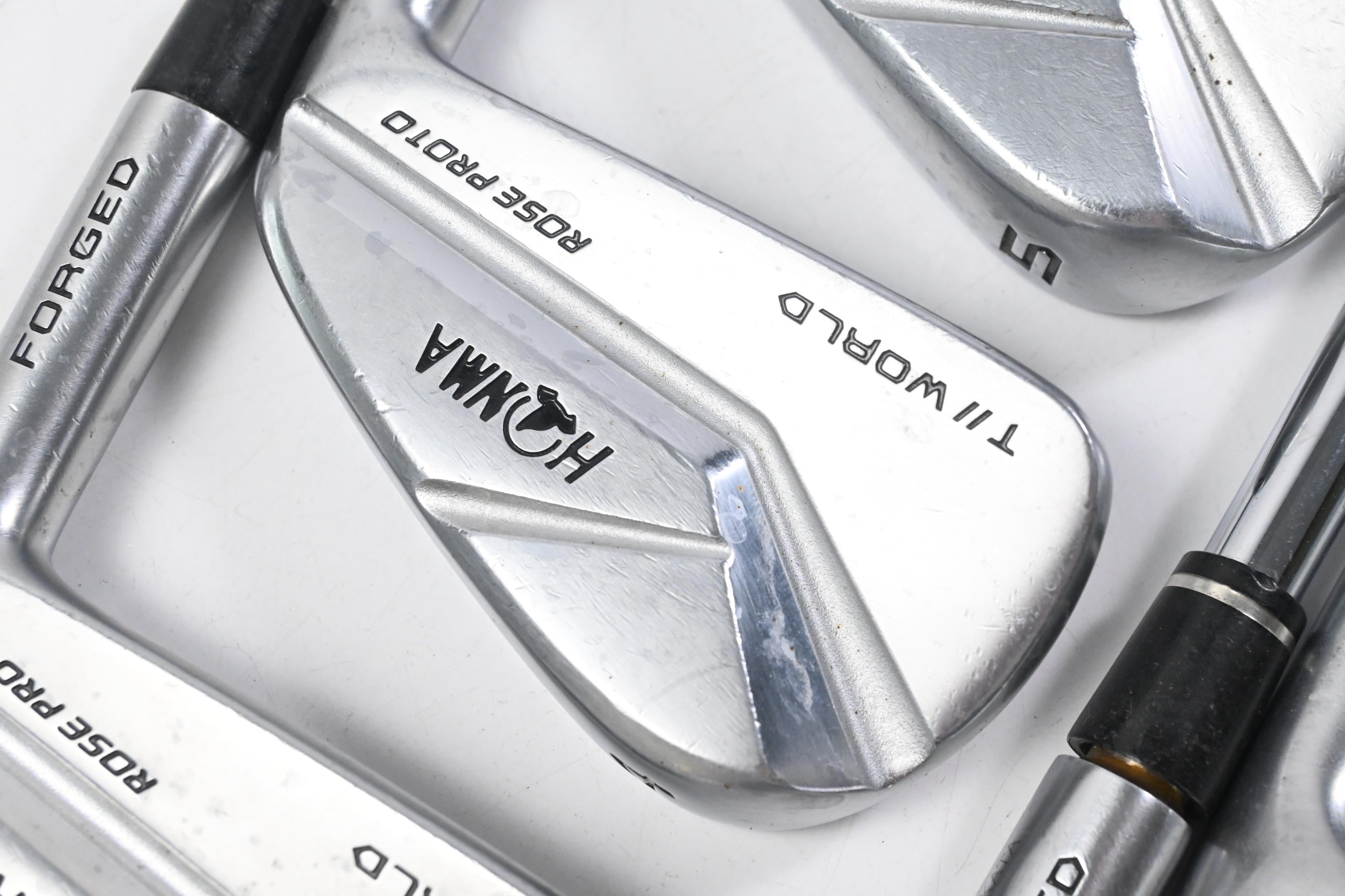 Honma TW747 Rose Proto Irons / 3-PW / Stiff Flex Dynamic Gold S300 AMT Shafts