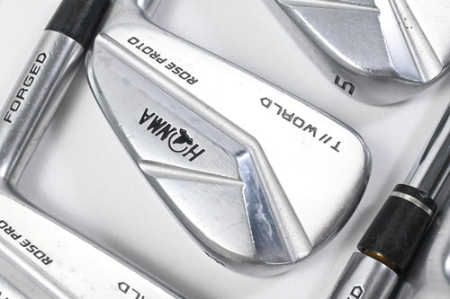 Honma TW747 Rose Proto Irons / 3-PW / Stiff Flex Dynamic Gold S300 AMT Shafts