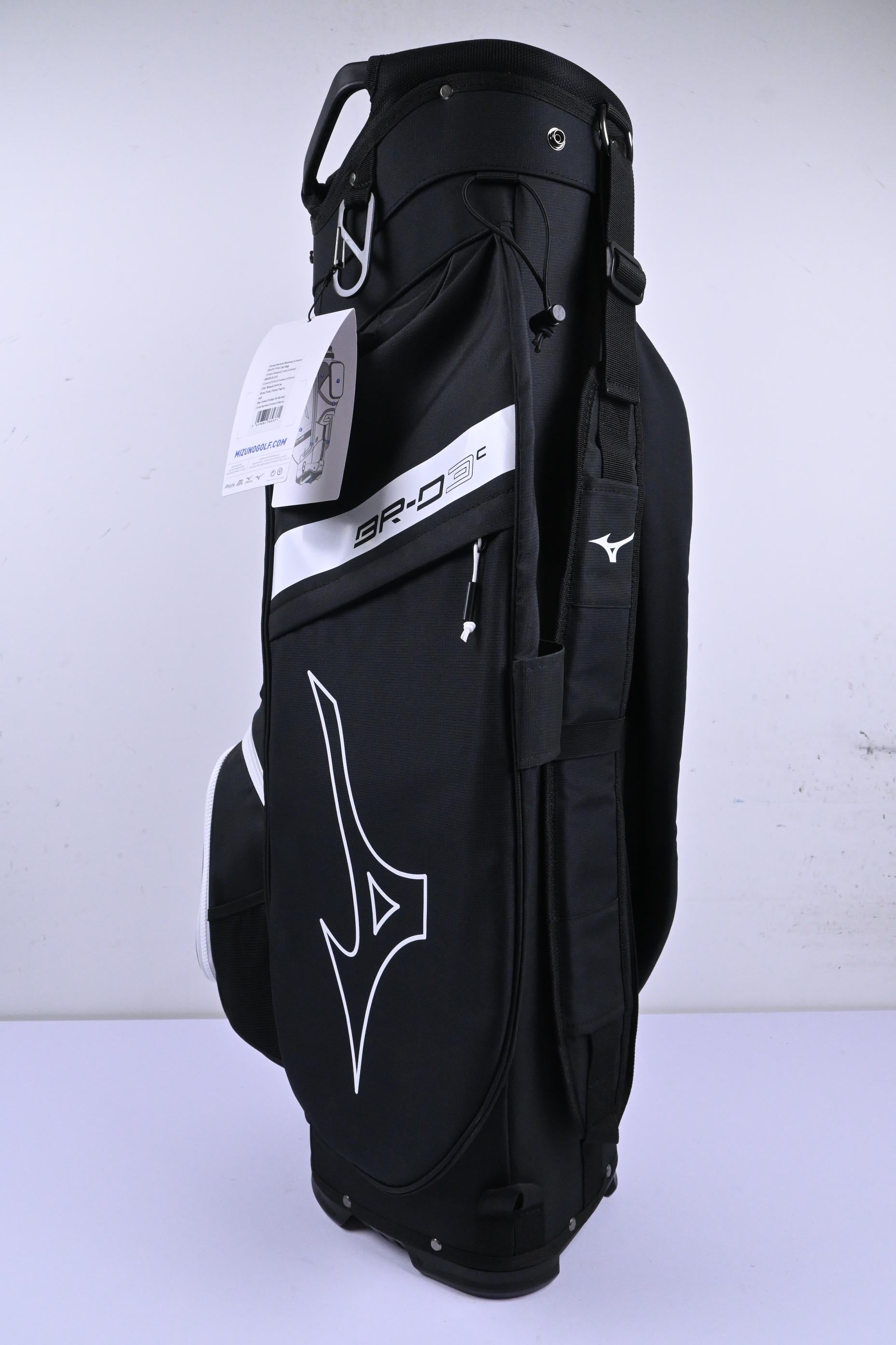 Mizuno BR-DC3 Cart Bag / 7-Way Divider / Black & White