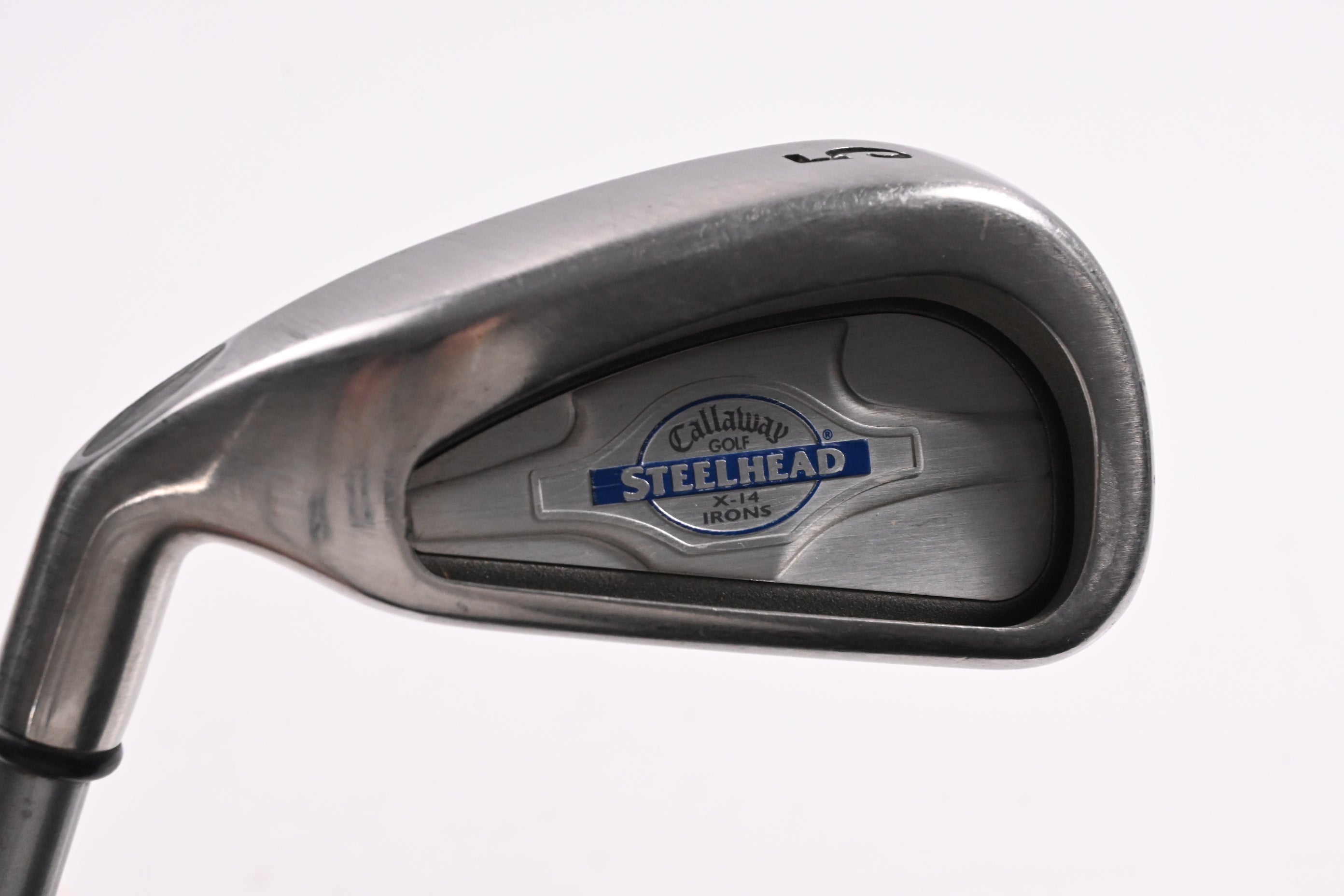 Left Hand Callaway X-14 #5 Iron / 26 Degree / Regular Flex Steelhead X-14 Shaft