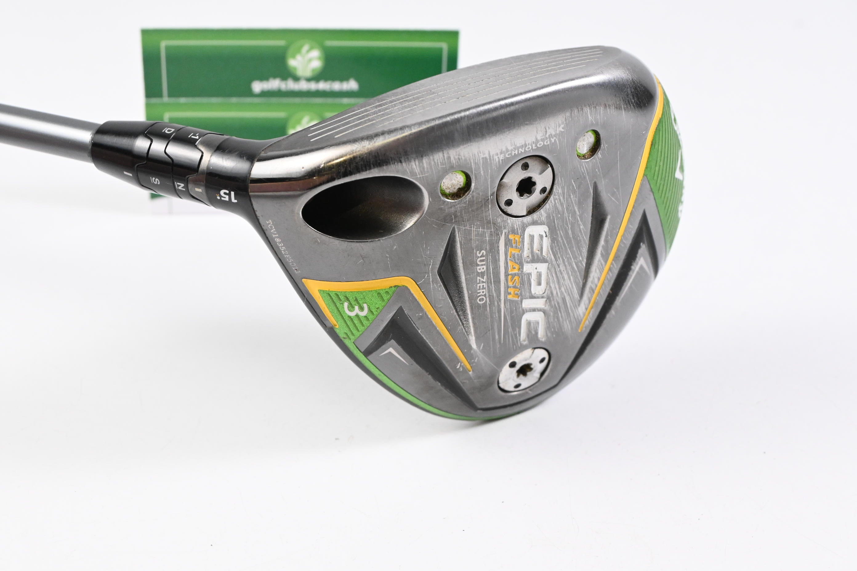 Left Hand Tour Issue Callaway Epic Flash Sub Zero #3 Wood / 15 Degree / Regular