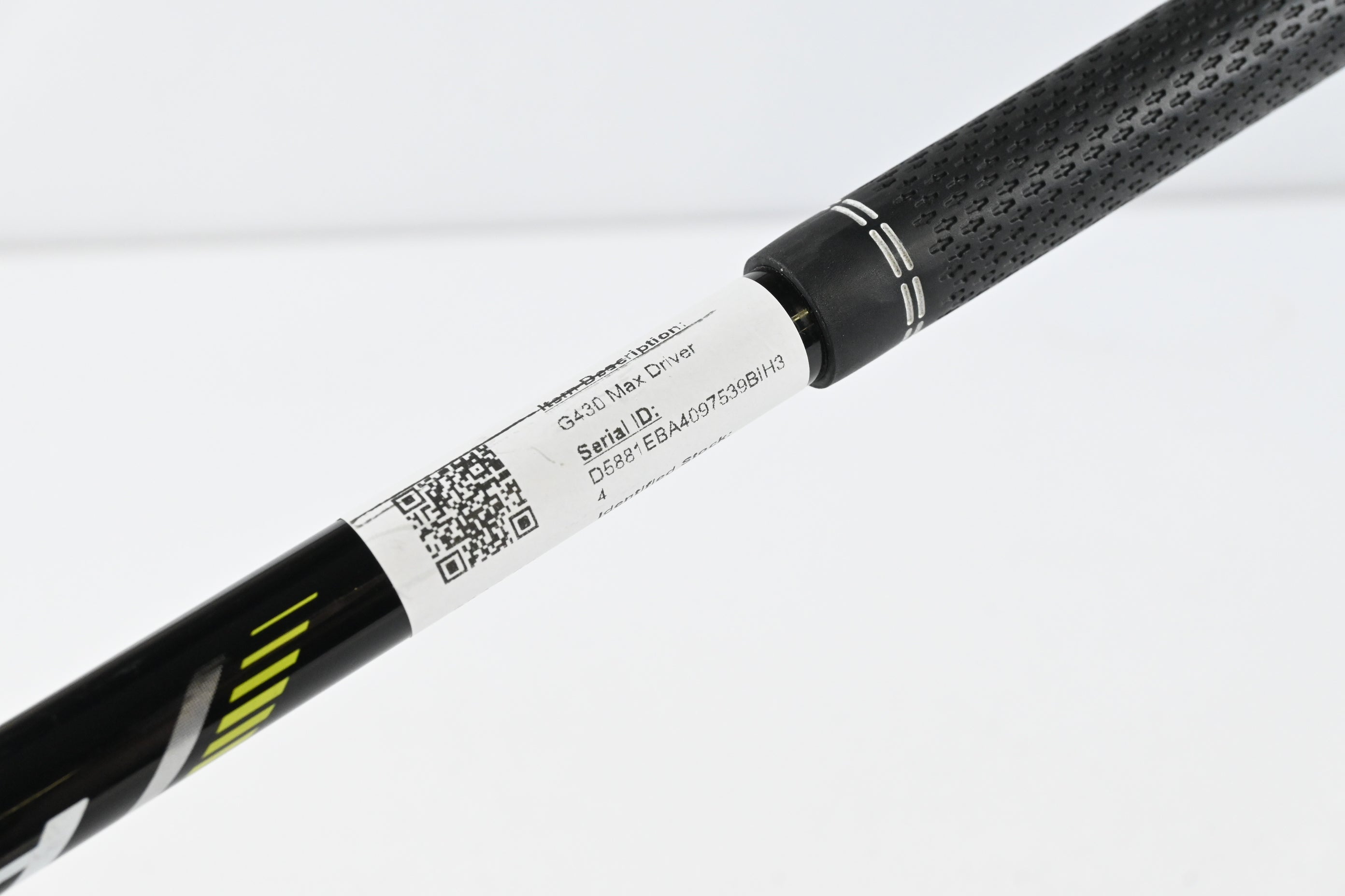Ping G430 Max Driver / 10.5 Degree / Regular Flex Ping Alta CB Black 55 Shaft