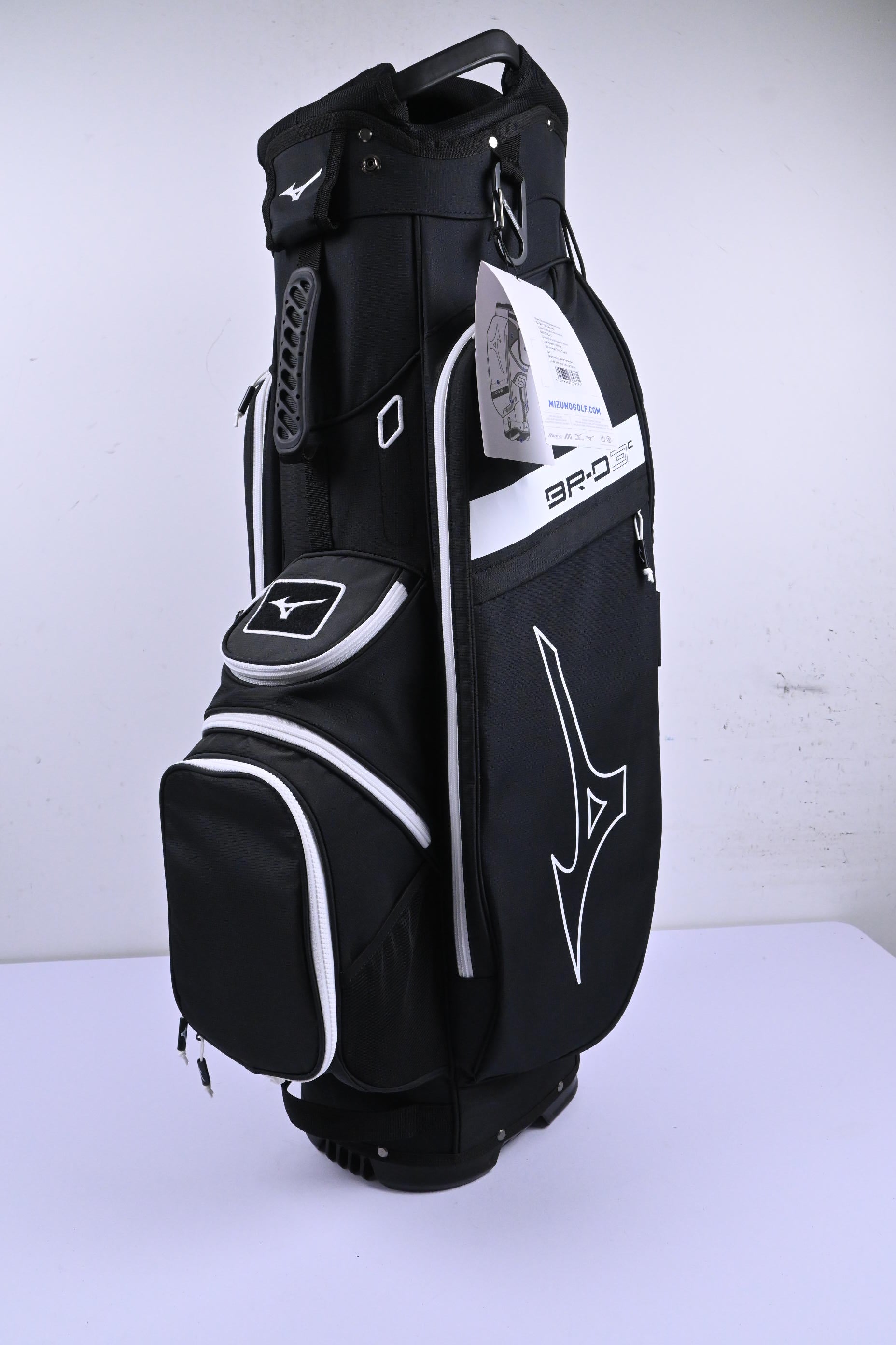 Mizuno BR-DC3 Cart Bag / 7-Way Divider / Black & White