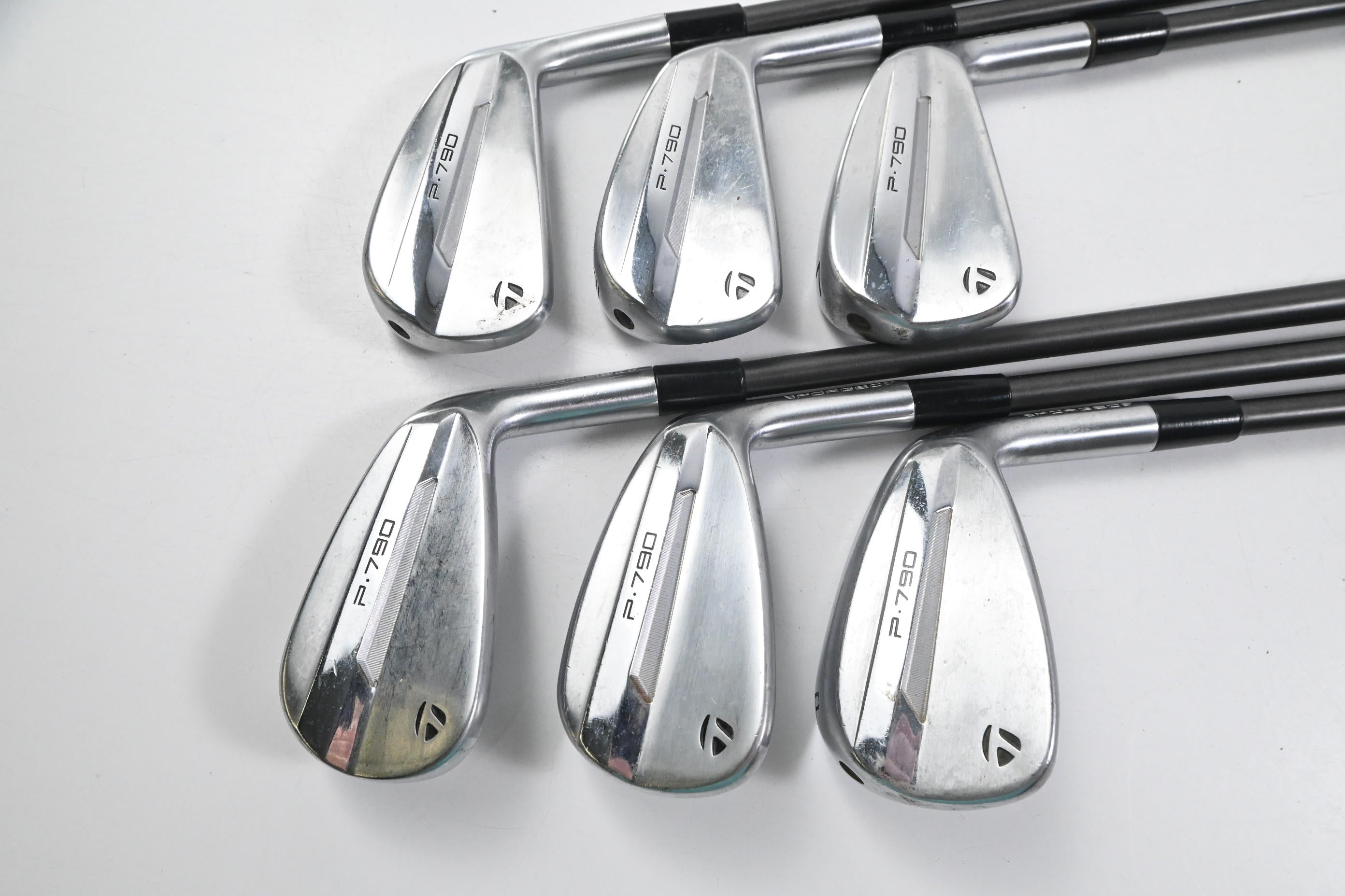 Taylormade P790 2025 Irons / 5-PW / Stiff Flex Steel Fiber i95 CW Black Label