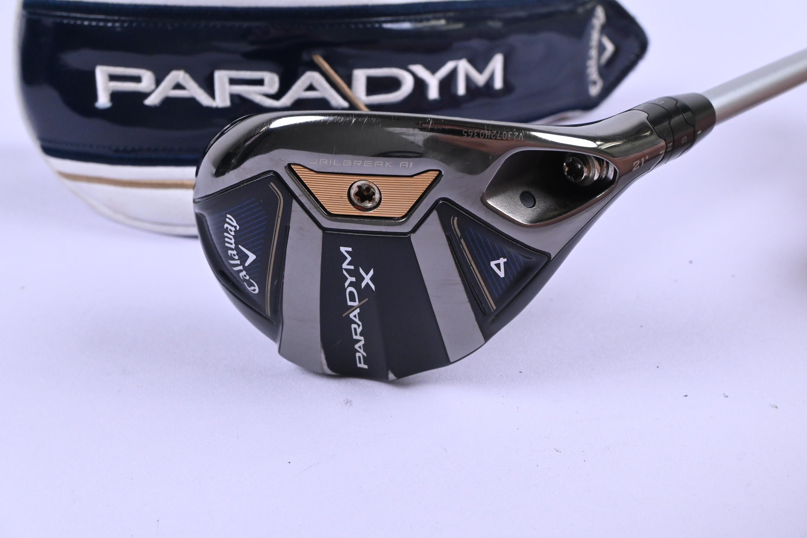 Callaway Paradym X #4 Hybrid / 21 Degree / Senior Flex Aldila Ascent 50 Shaft