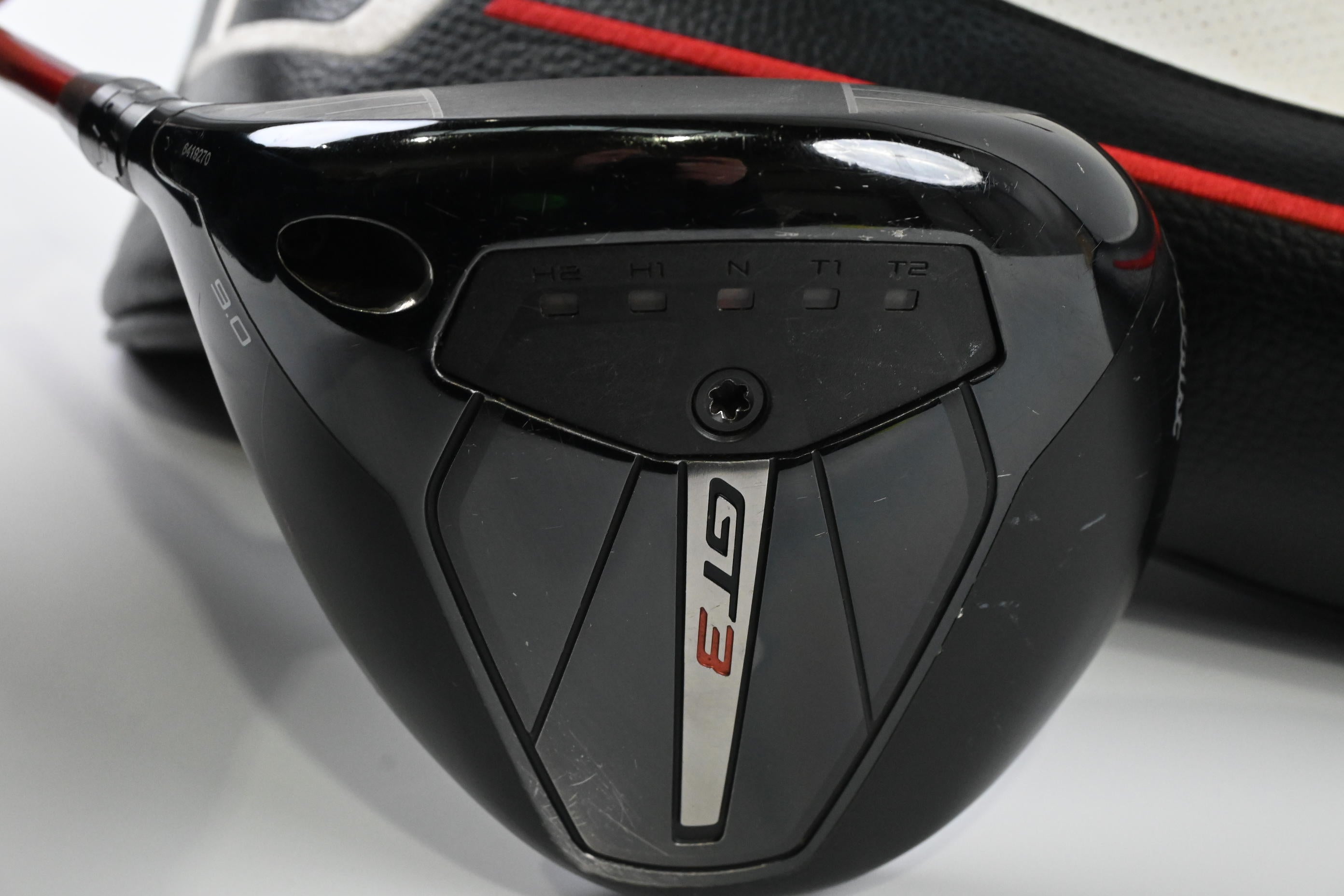 Left Hand Titleist GT3 Driver / 9 Degree / Stiff Flex Denali Red 50 Shaft