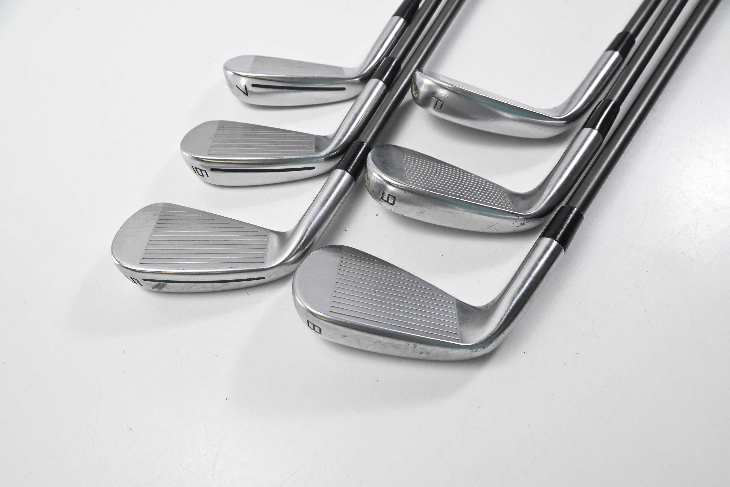 Taylormade P790 2025 Irons / 5-PW / Stiff Flex Steel Fiber i95 CW Black Label