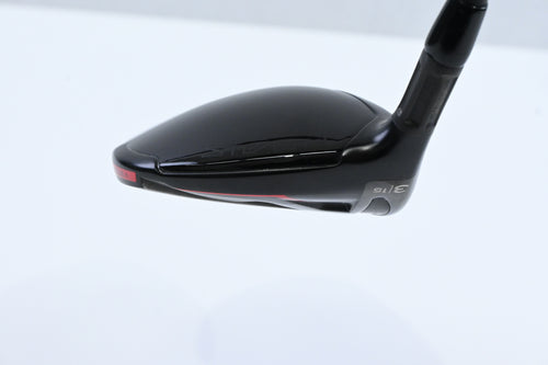 Left Hand Taylormade Stealth 2 #3 Wood / 15 Degree / Stiff Flex Fujikura Motore