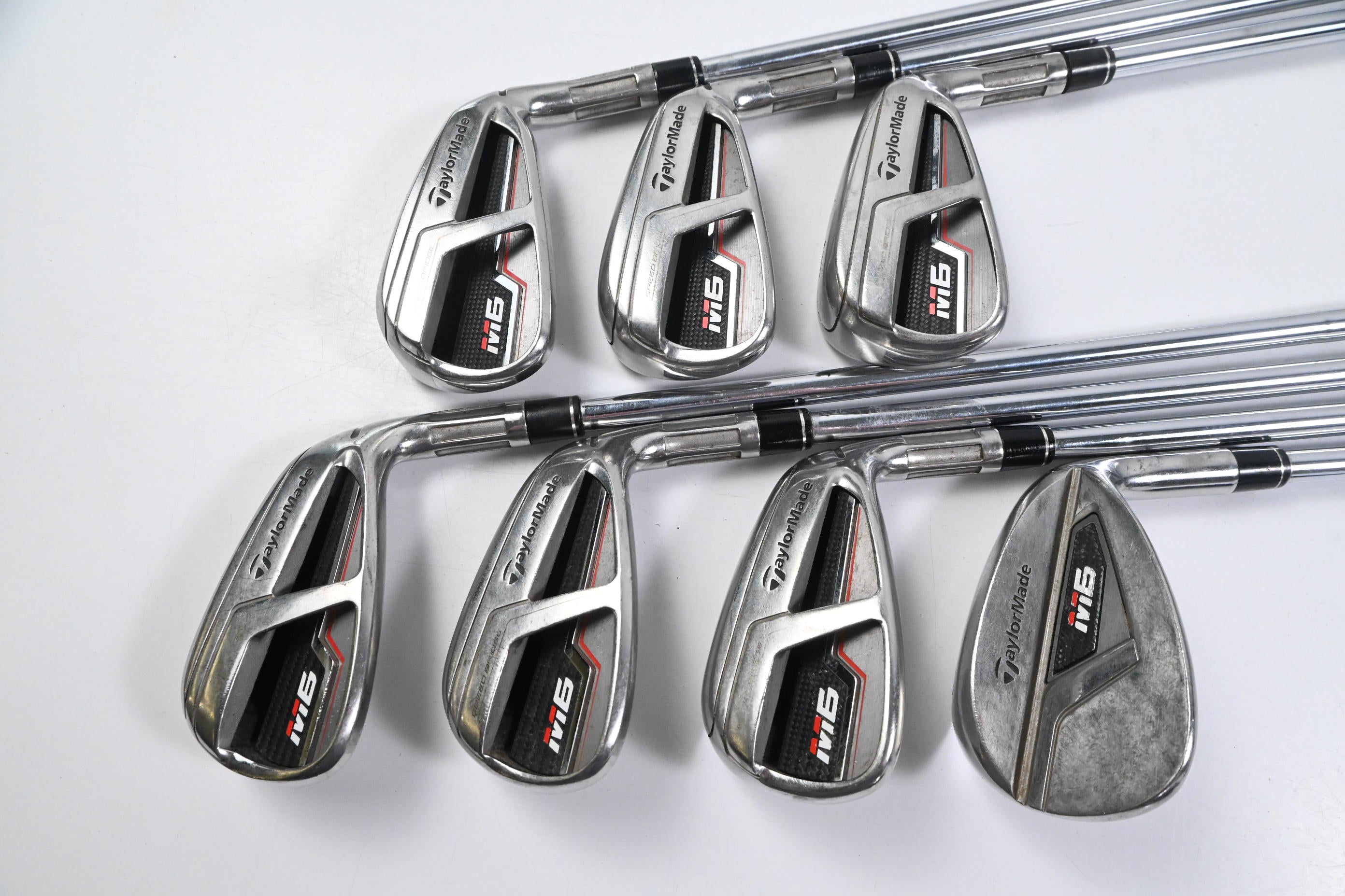 Taylormade M6 Irons / 5-PW+SW / Regular Flex KBS MAX 85 Shafts
