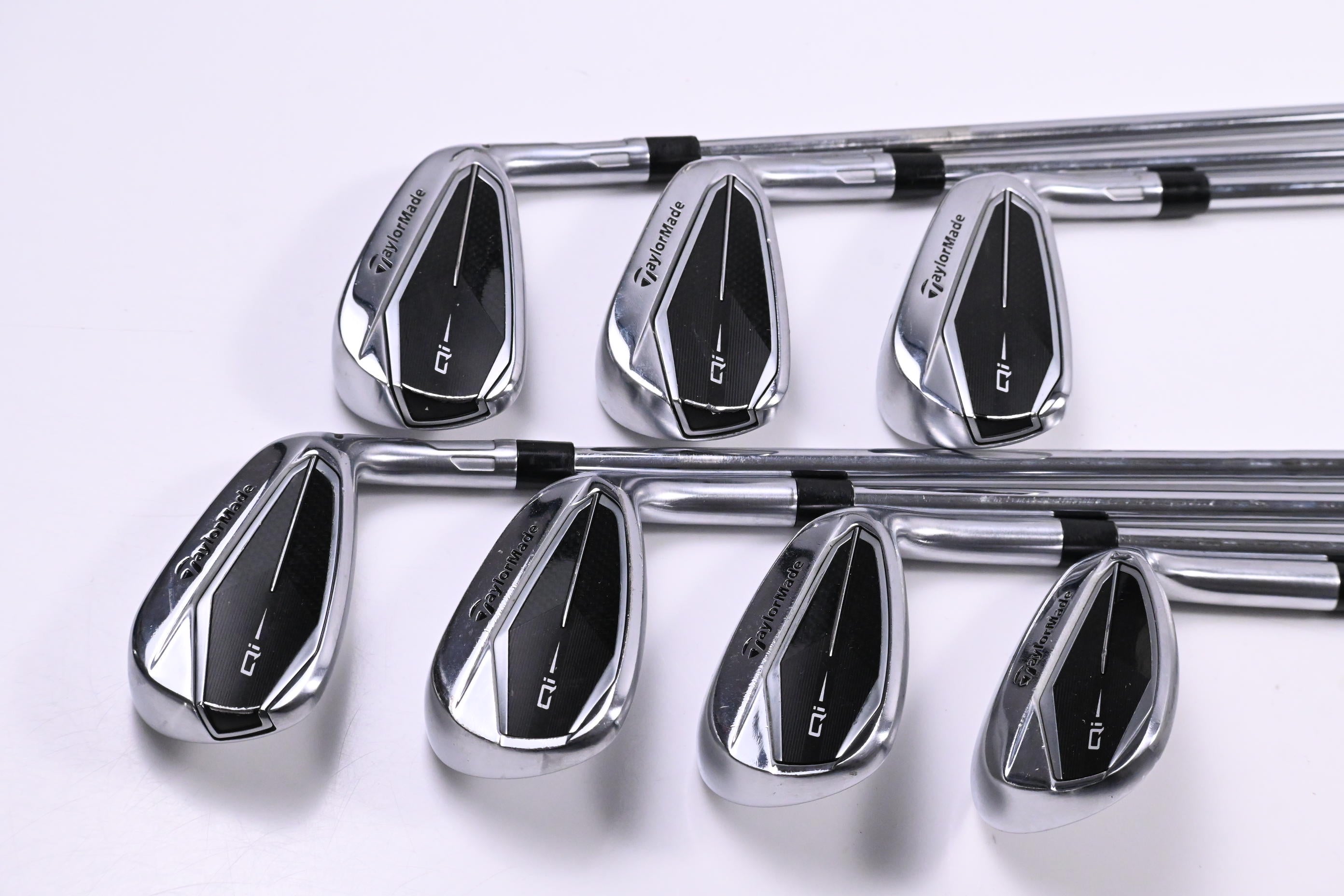 Taylormade Qi Irons / 5-PW+SW / Stiff Flex KBS MAX MT 85 Shafts