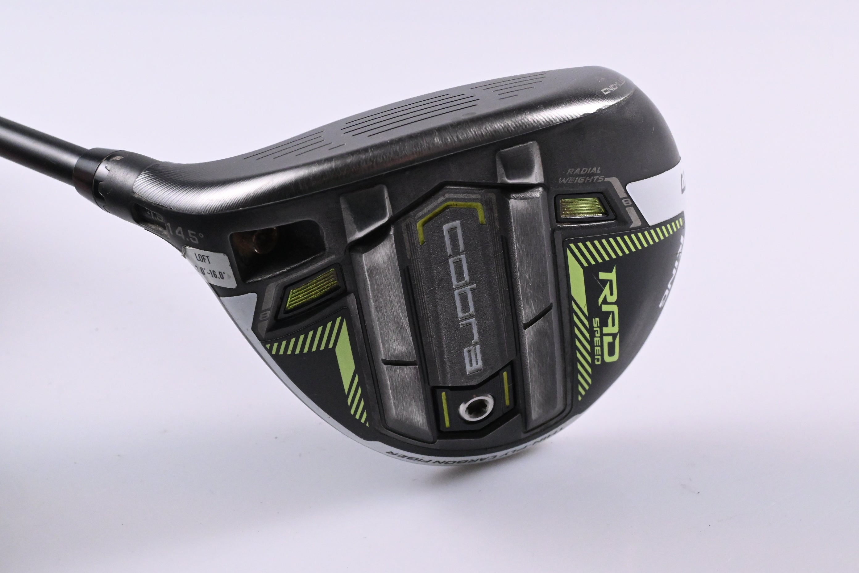 Left Hand Cobra King Radspeed #3 Wood / 14.5 Degree / Regular Flex Motore X F3 6