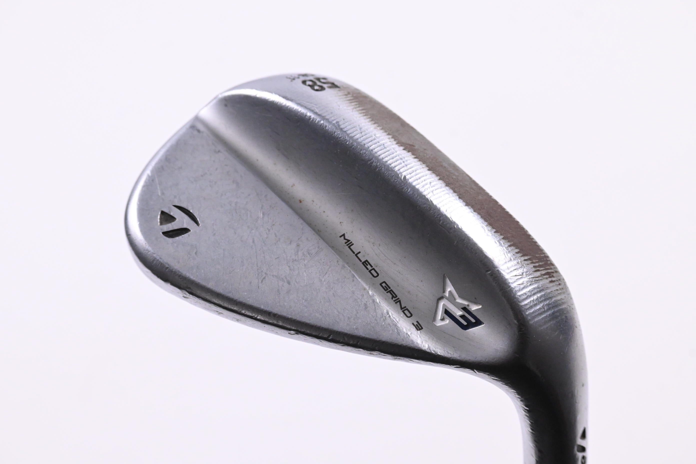 Taylormade Milled Grind 3 Chrome Lob Wedge / 58 Degree / X-Flex KBS Tour 130