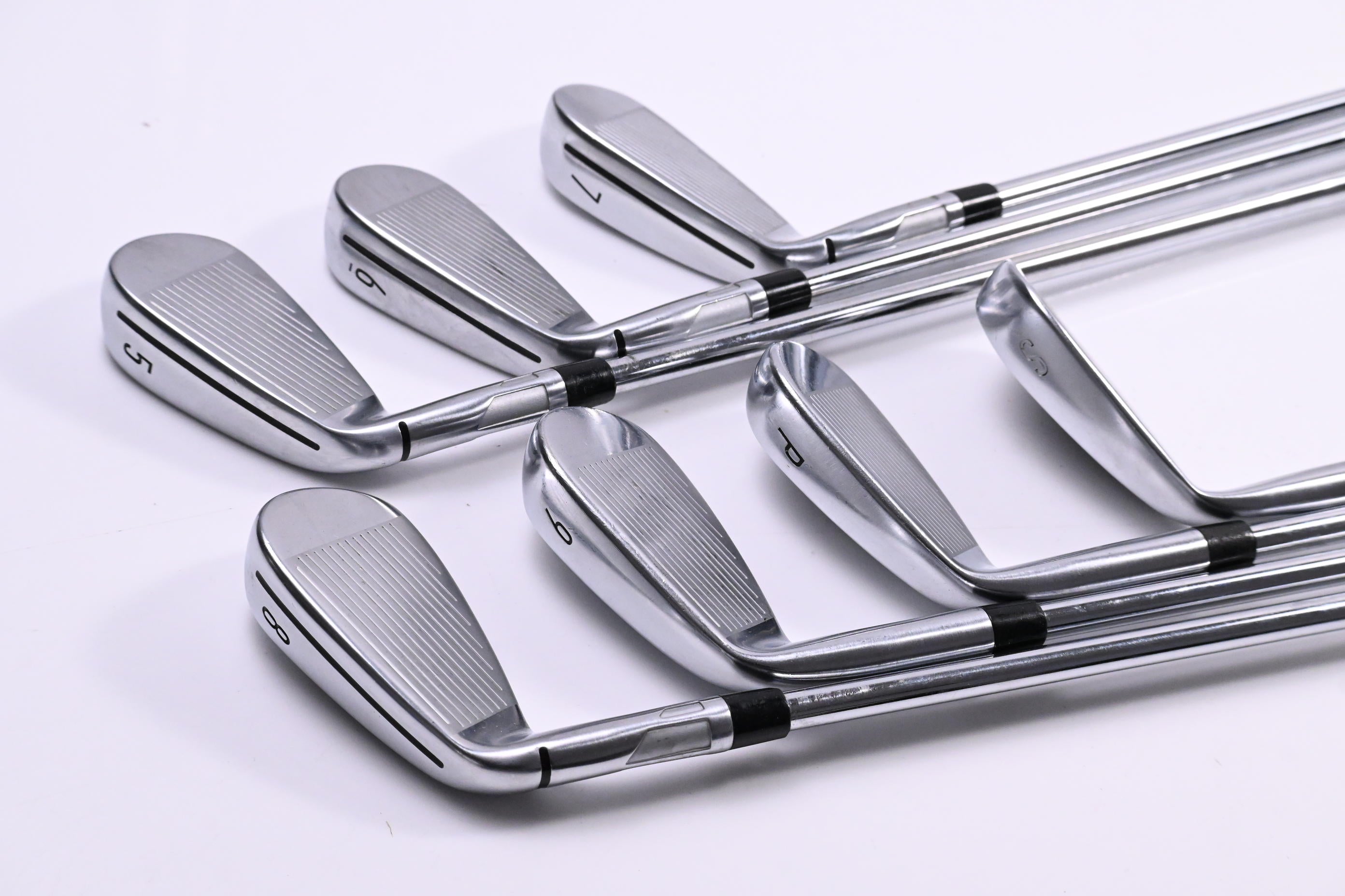 Taylormade Qi Irons / 5-PW+SW / Stiff Flex KBS MAX MT 85 Shafts