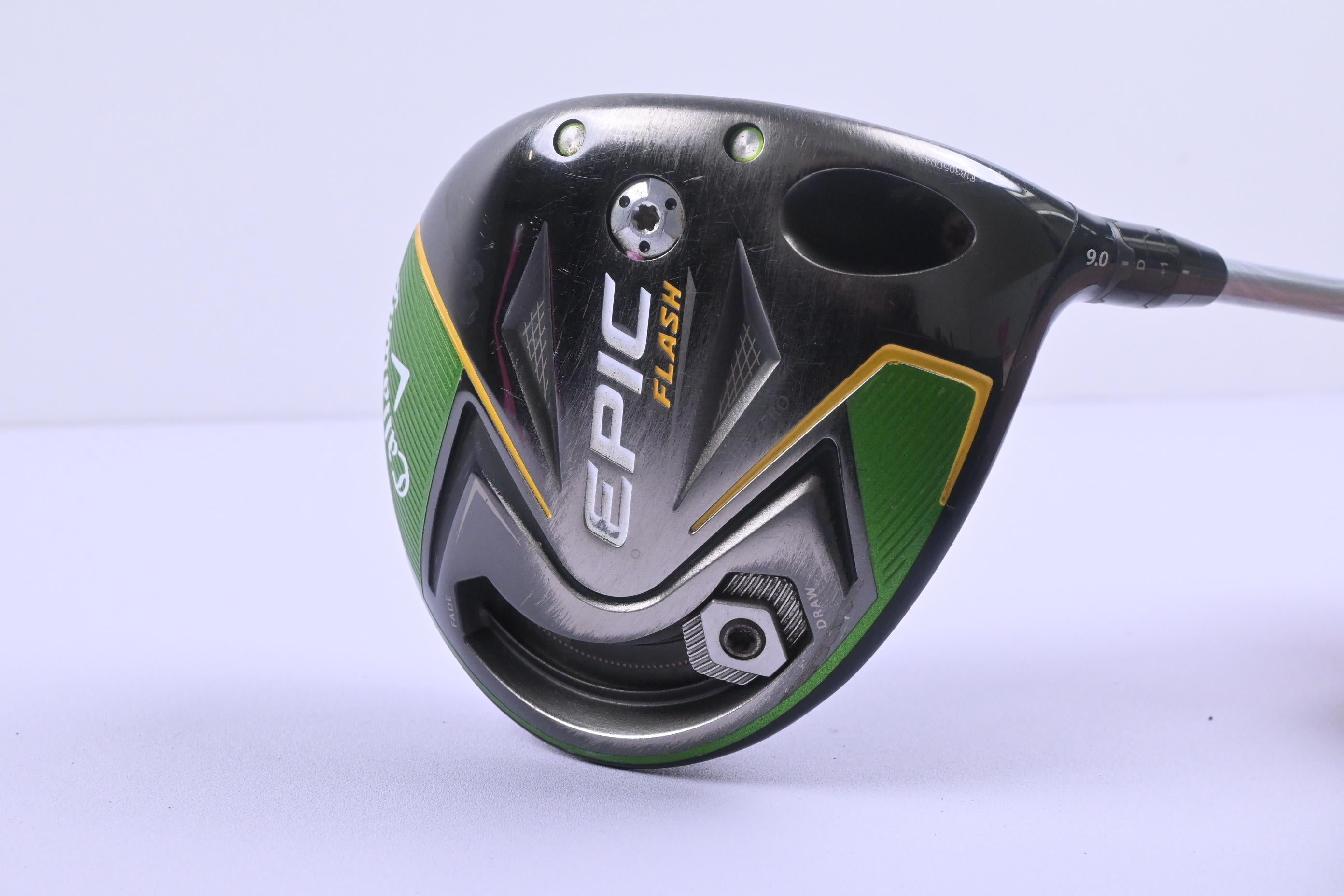 Callaway Epic Flash Driver / 9 Degree / Stiff Flex EvenFlow Green 55 Shaft