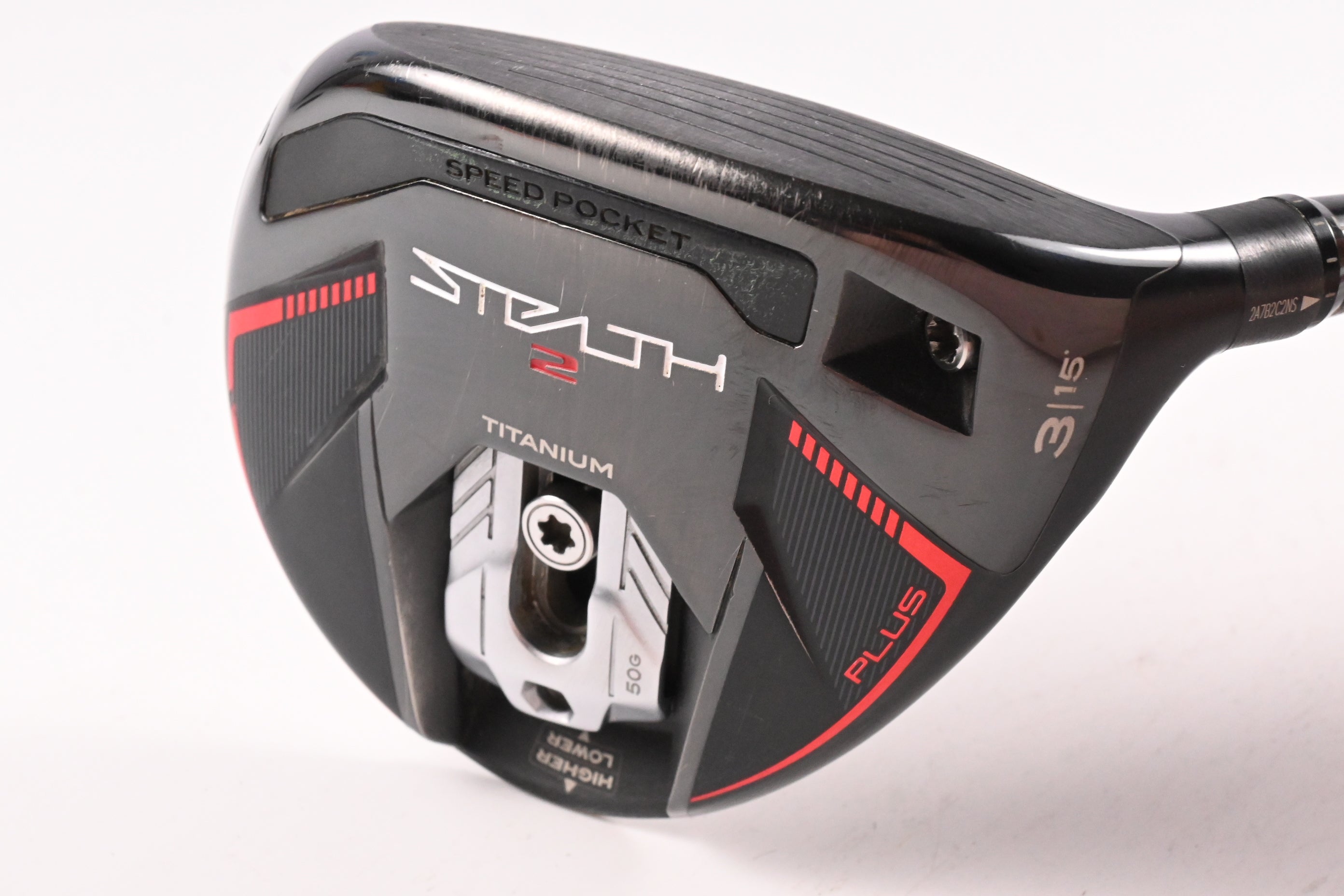 Taylormade Stealth 2 Plus #3 Wood / 15 Degree / Stiff Flex Kai'li Red 75 Shaft