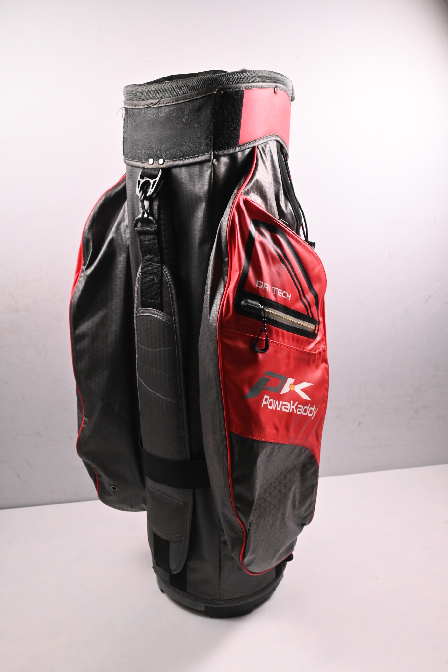 Powakaddy Dri-Tech Cart Bag / 14-Way Divider / Red, Black